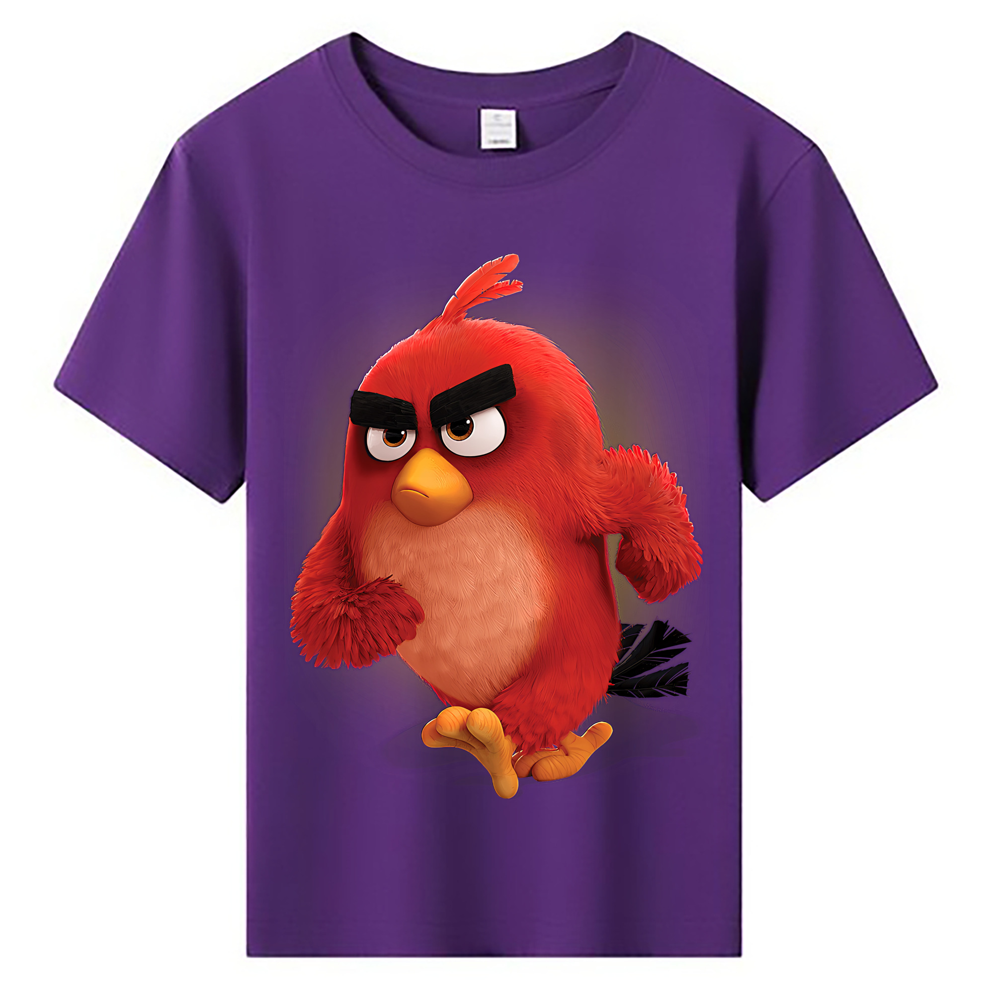 （画像用） Angry Birds アングリーバード 綿100％キッズTシャツ（フロントプリント）