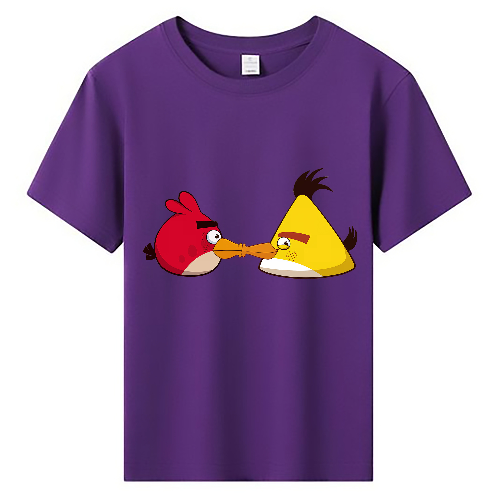 （画像用） Angry Birds アングリーバード 綿100％キッズTシャツ（フロントプリント）