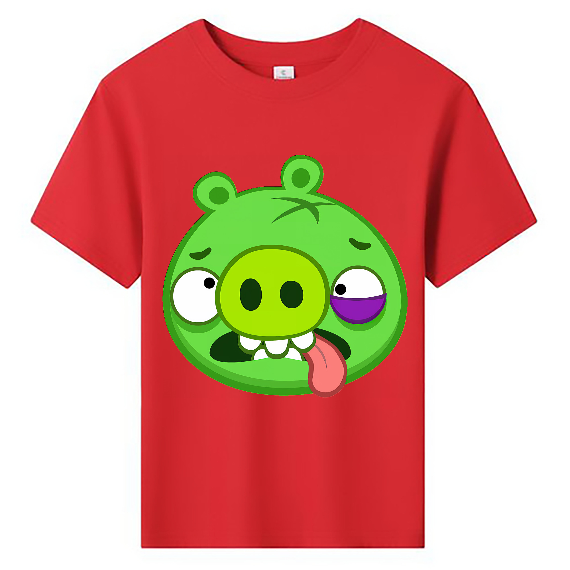 （画像用） Angry Birds アングリーバード 綿100％キッズTシャツ（フロントプリント）