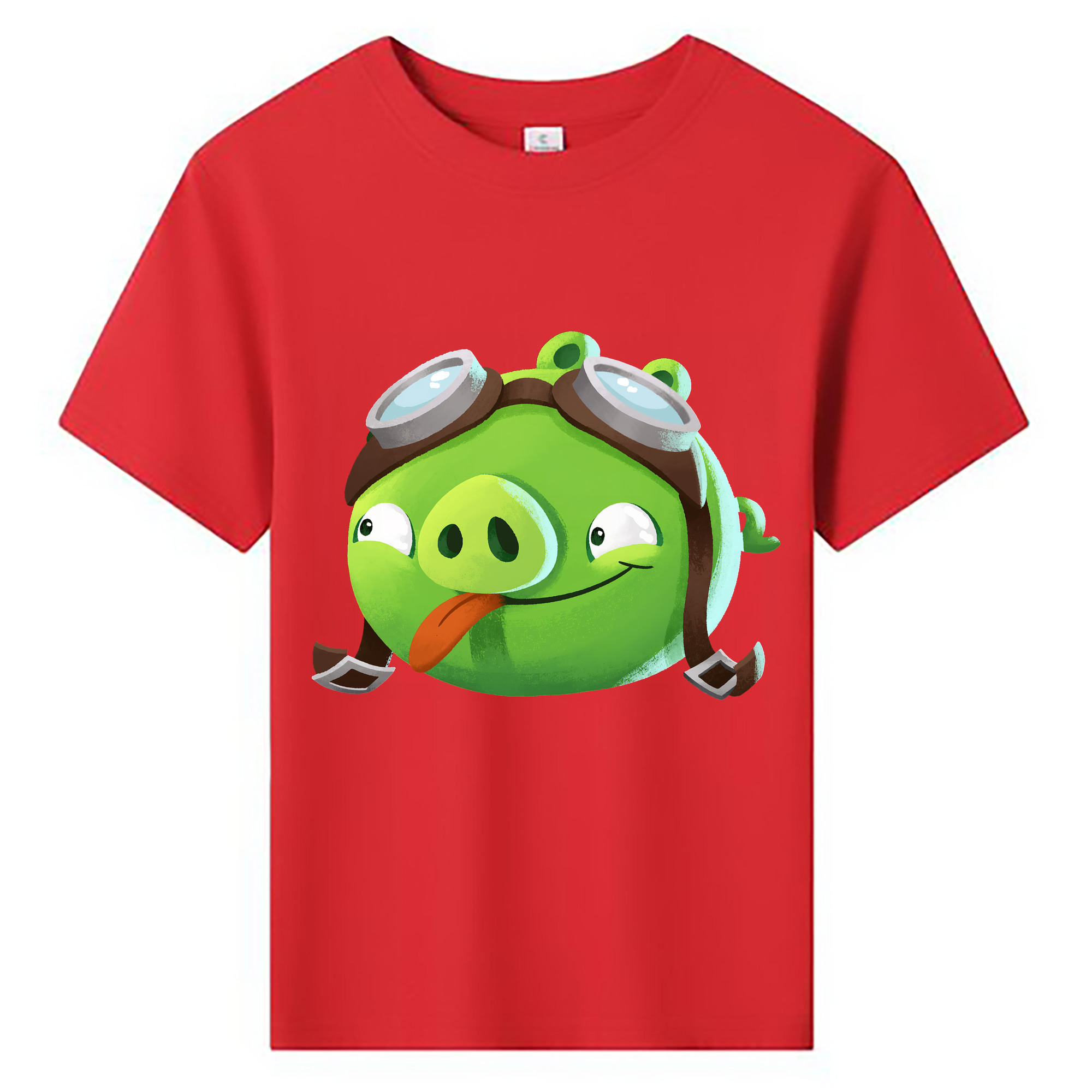 （画像用） Angry Birds アングリーバード 綿100％キッズTシャツ（フロントプリント）