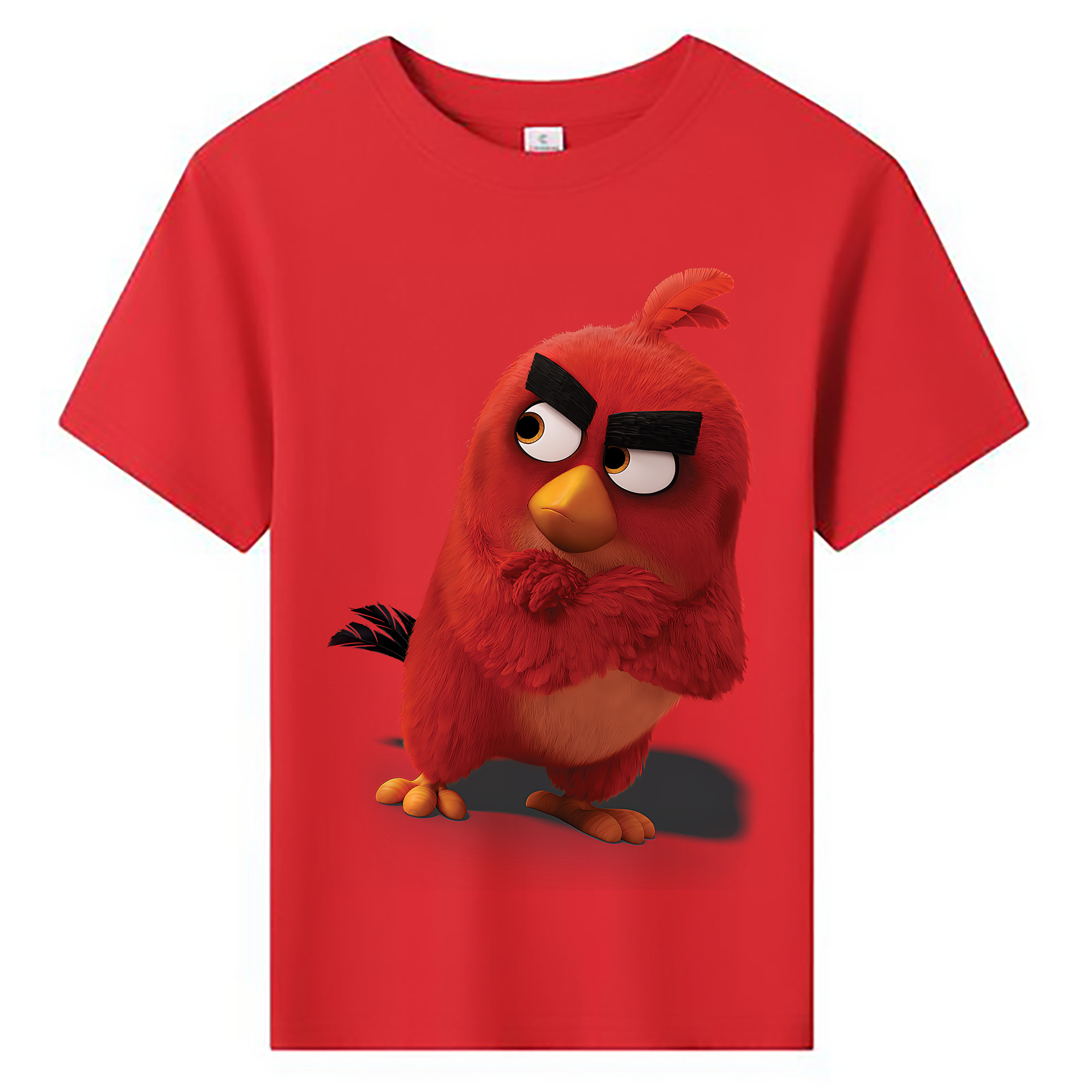 （画像用） Angry Birds アングリーバード 綿100％キッズTシャツ（フロントプリント）