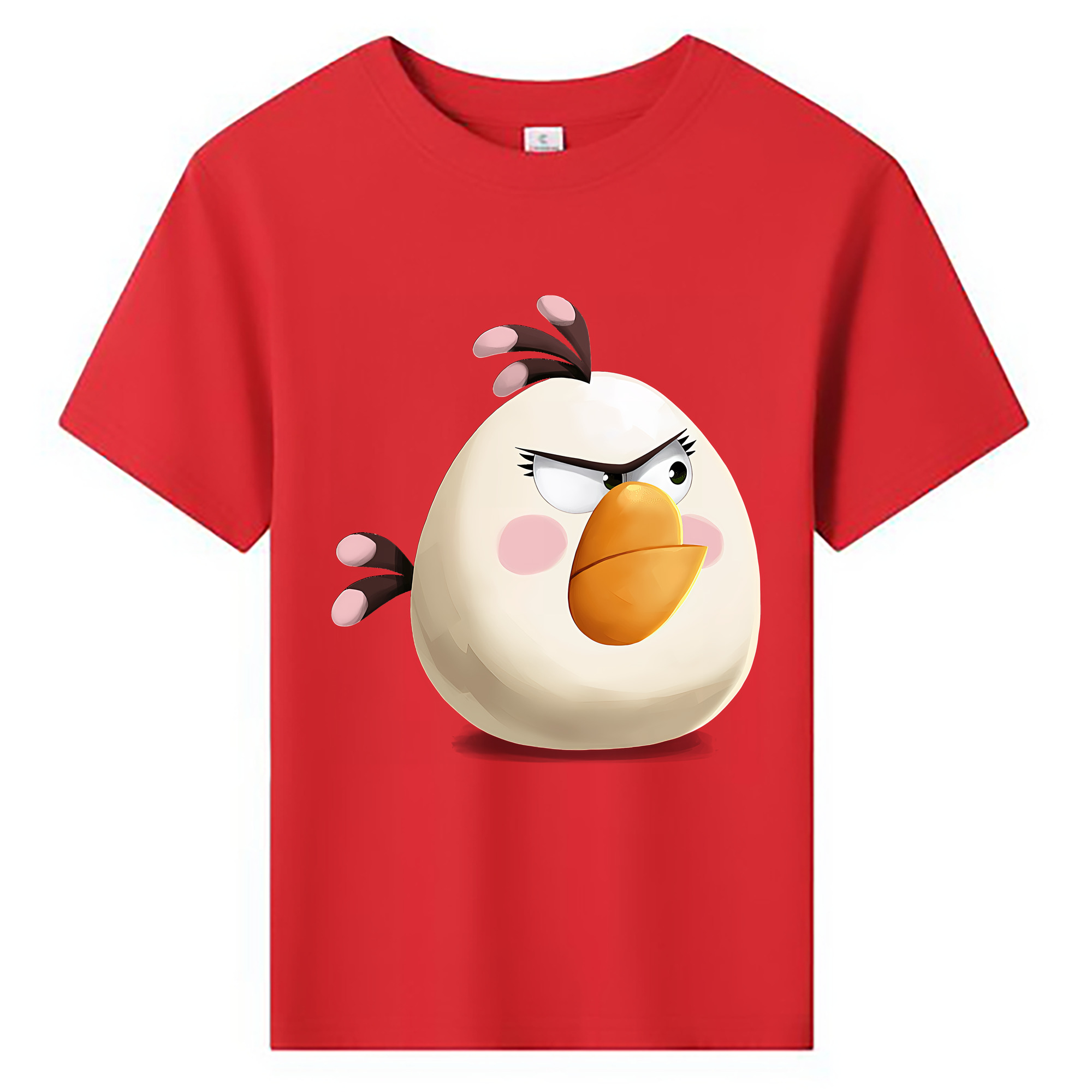 （画像用） Angry Birds アングリーバード 綿100％キッズTシャツ（フロントプリント）