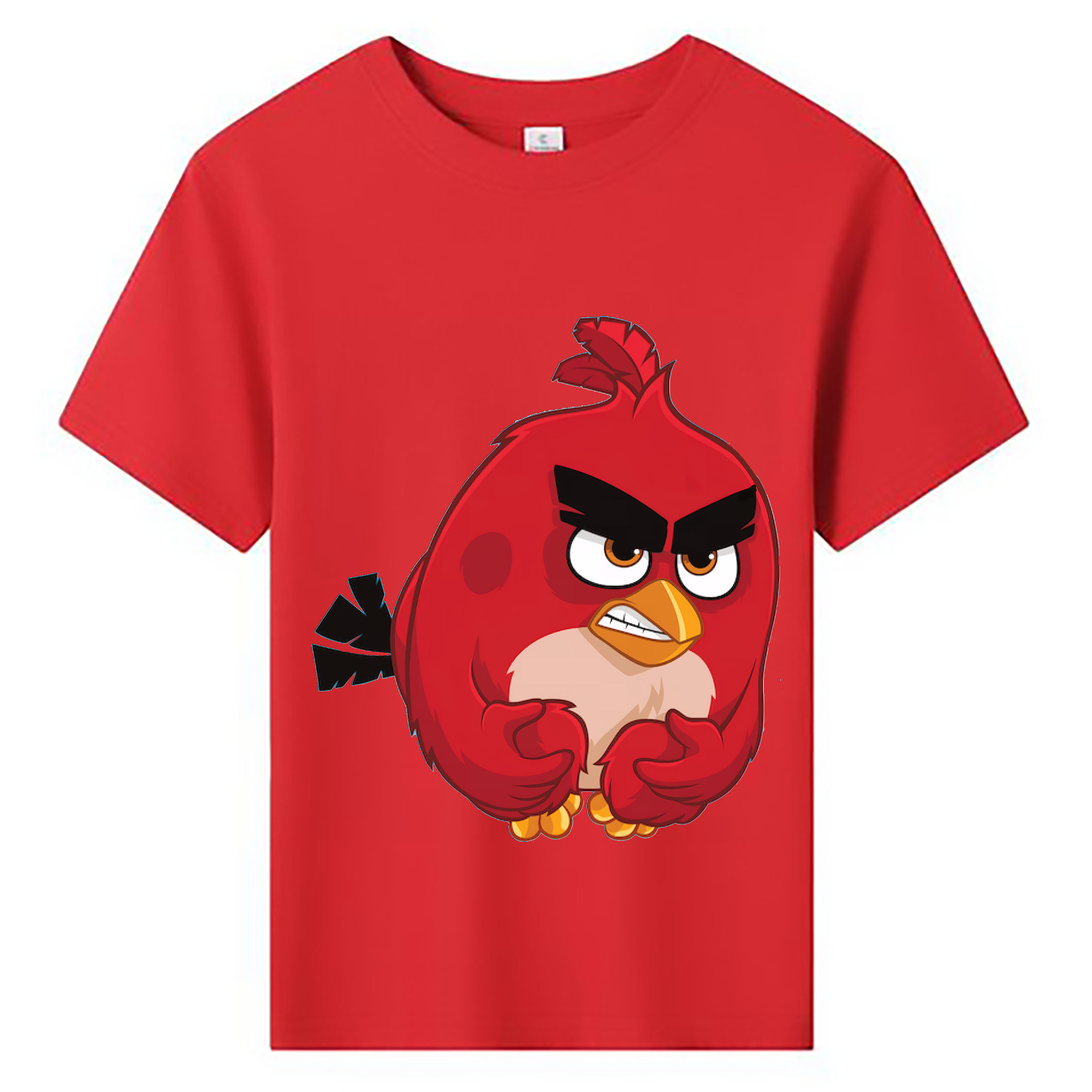 （画像用） Angry Birds アングリーバード 綿100％キッズTシャツ（フロントプリント）