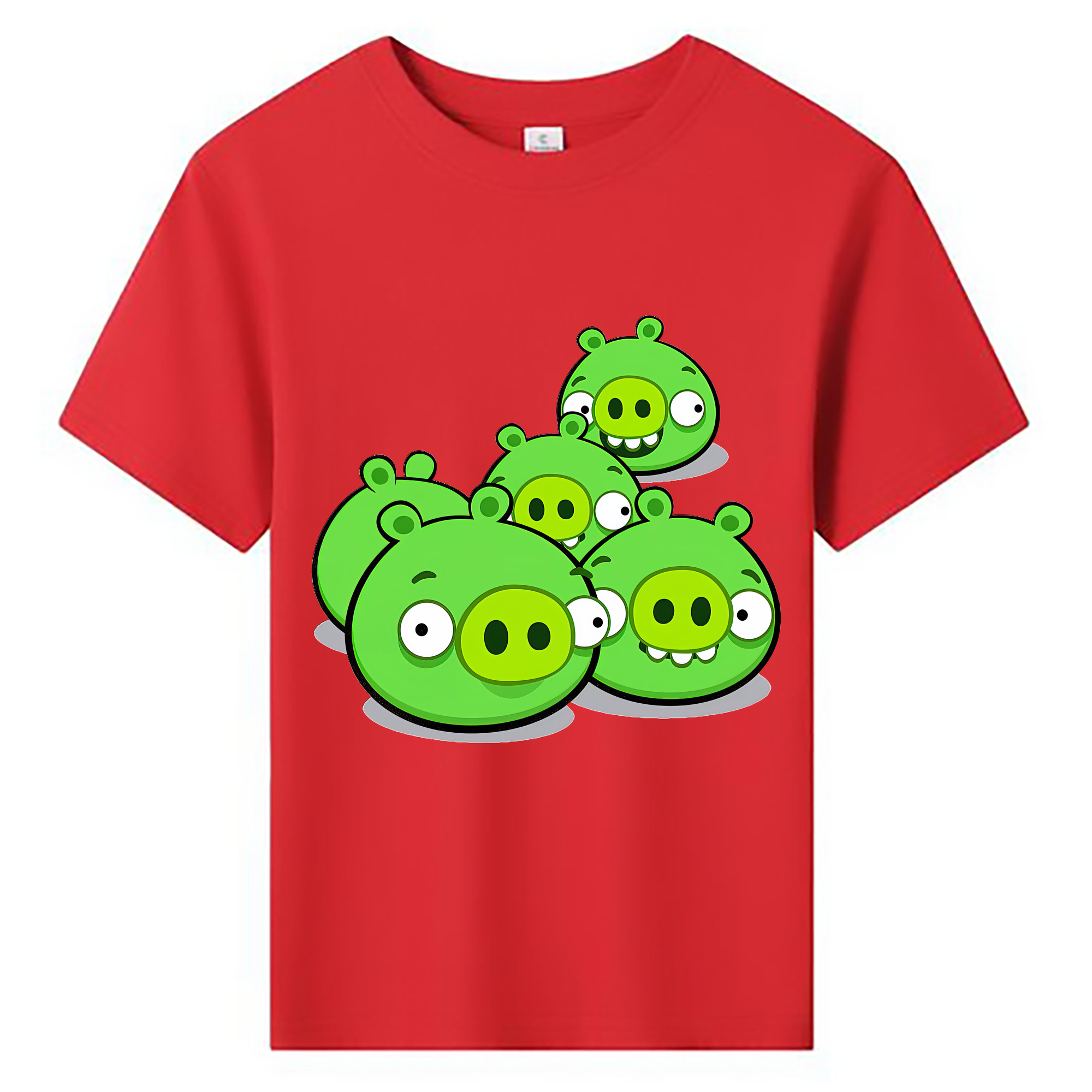 （画像用） Angry Birds アングリーバード 綿100％キッズTシャツ（フロントプリント）