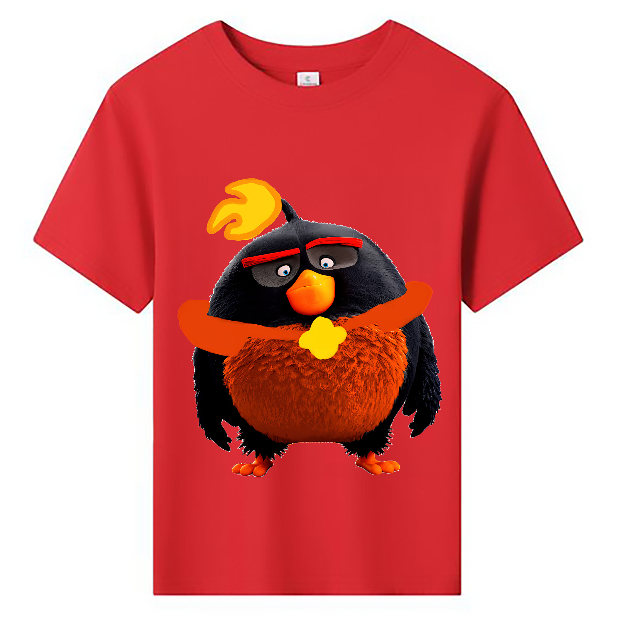 （画像用） Angry Birds アングリーバード 綿100％キッズTシャツ（フロントプリント）