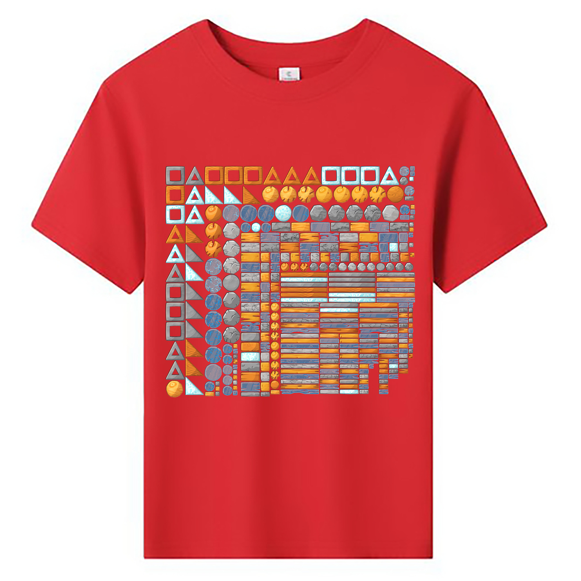 （画像用） Angry Birds アングリーバード 綿100％キッズTシャツ（フロントプリント）