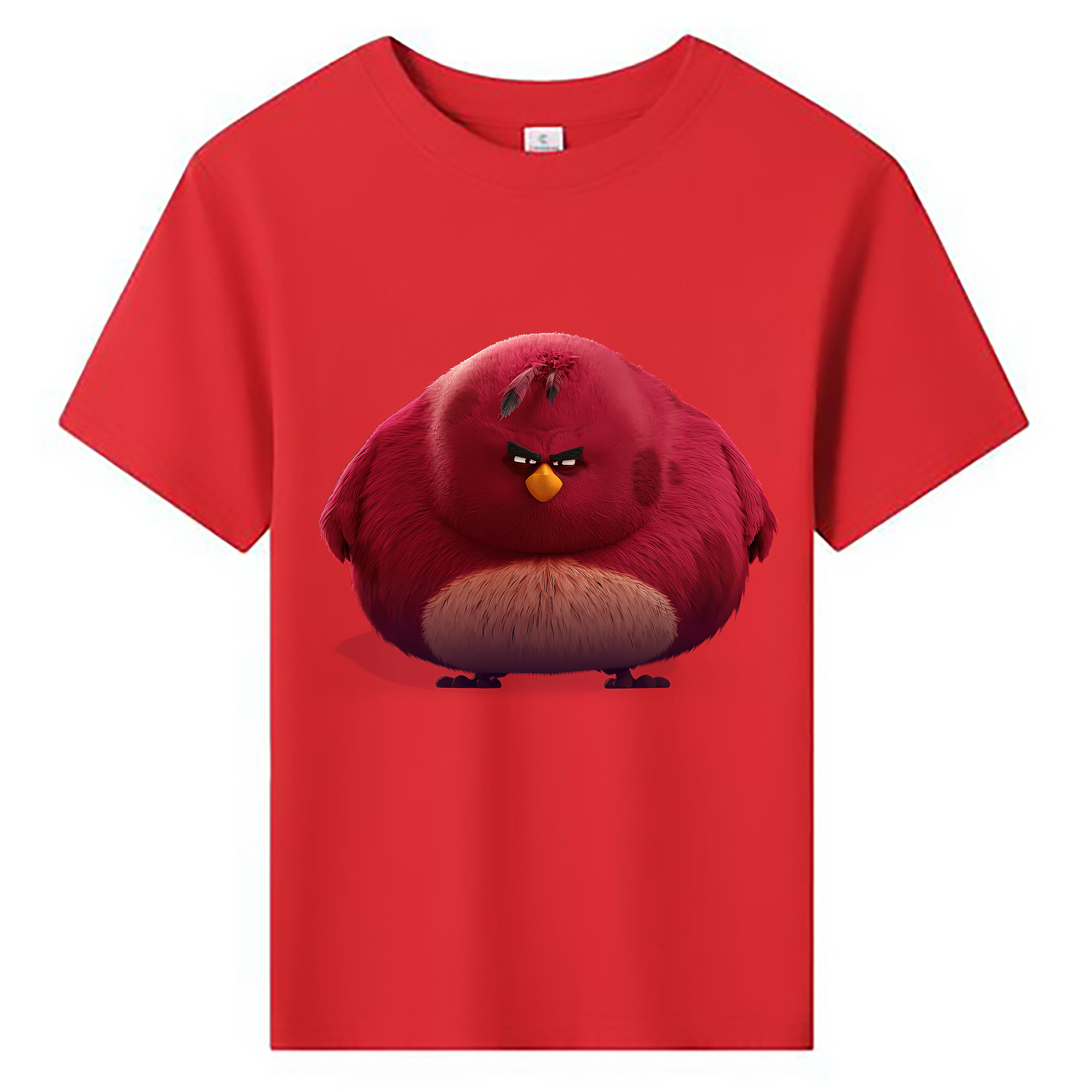 （画像用） Angry Birds アングリーバード 綿100％キッズTシャツ（フロントプリント）