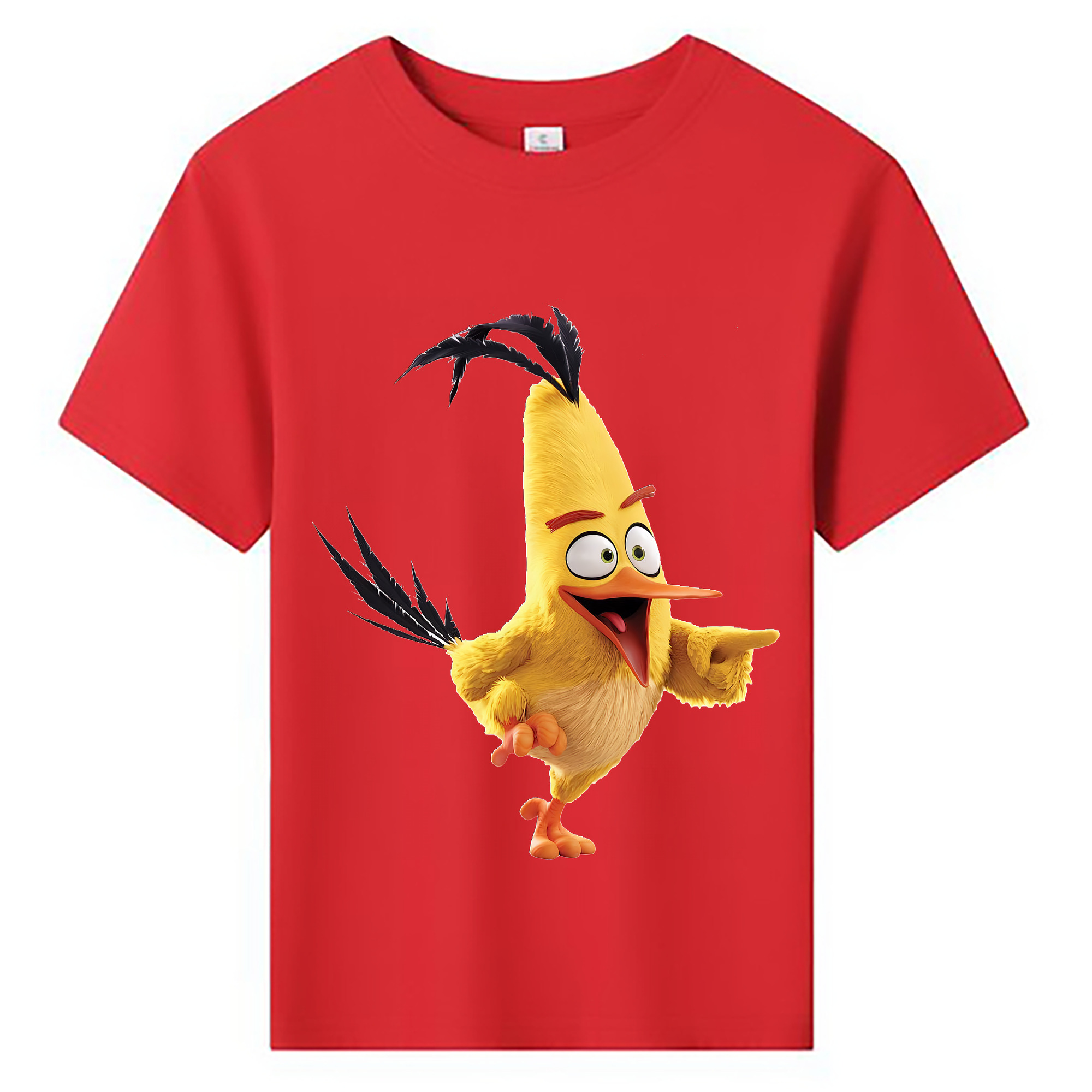 （画像用） Angry Birds アングリーバード 綿100％キッズTシャツ（フロントプリント）