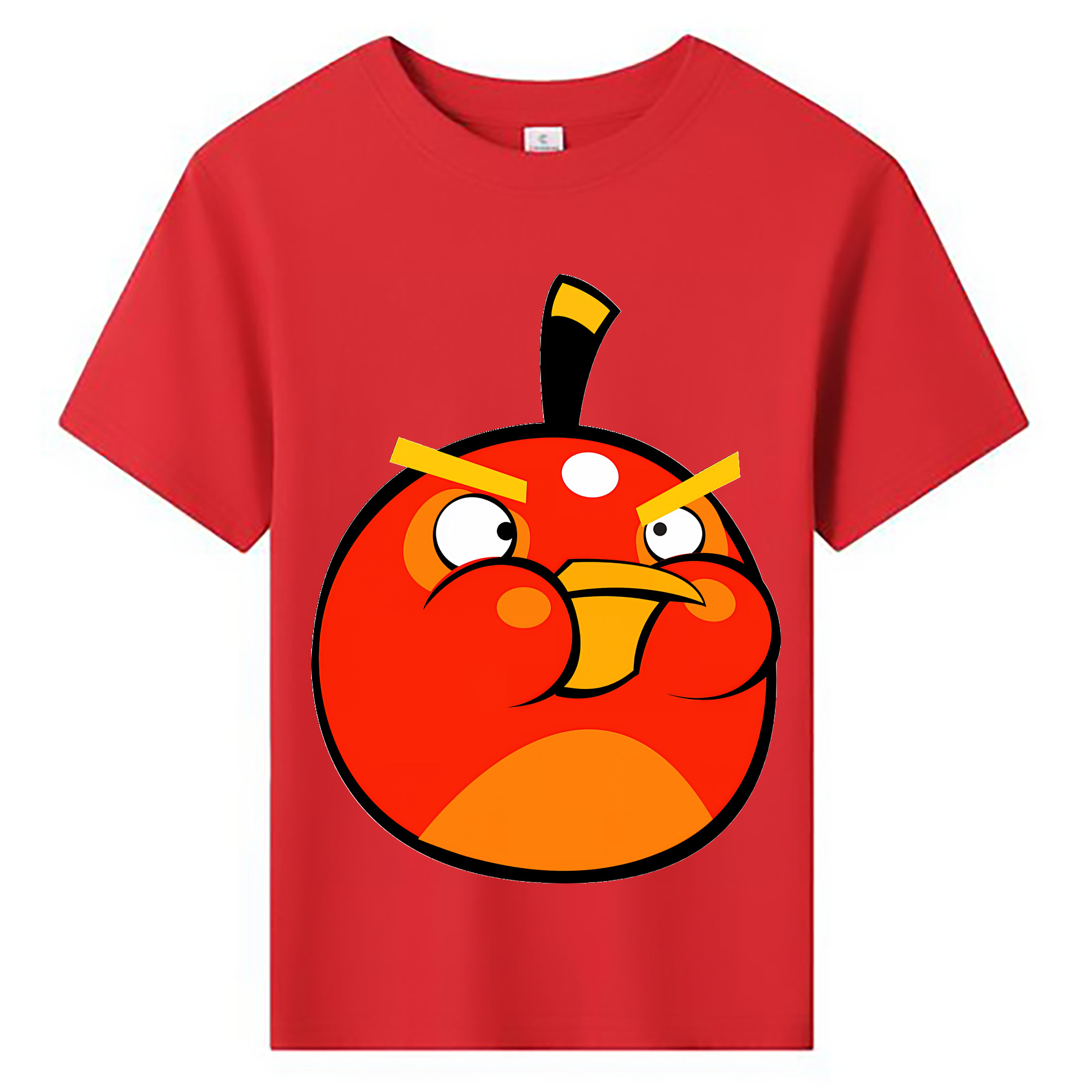 （画像用） Angry Birds アングリーバード 綿100％キッズTシャツ（フロントプリント）