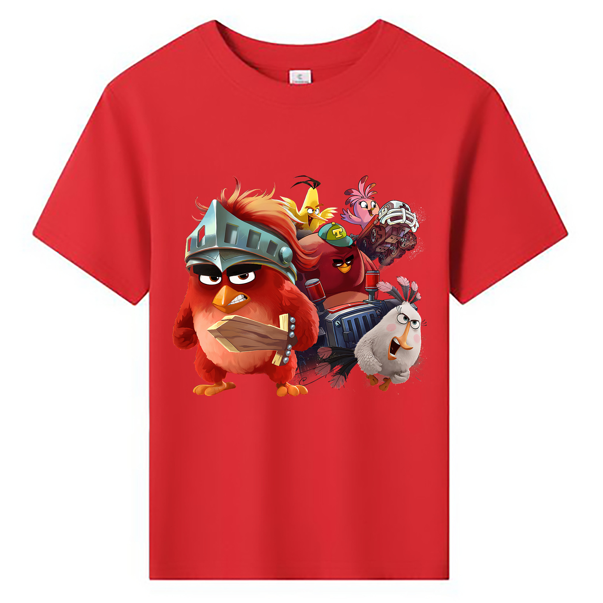 （画像用） Angry Birds アングリーバード 綿100％キッズTシャツ（フロントプリント）