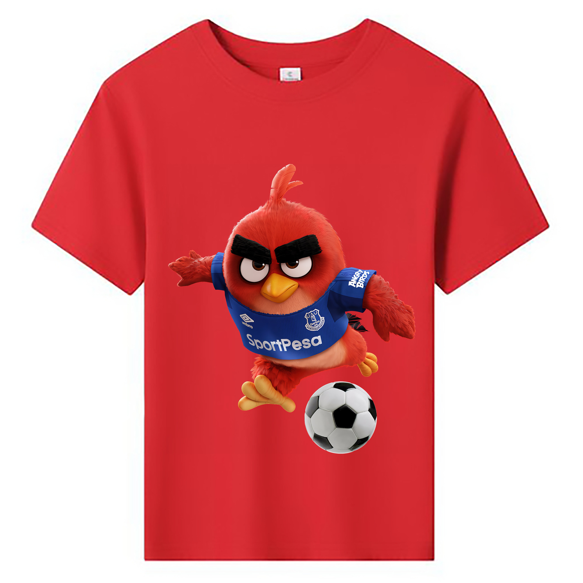 （画像用） Angry Birds アングリーバード 綿100％キッズTシャツ（フロントプリント）