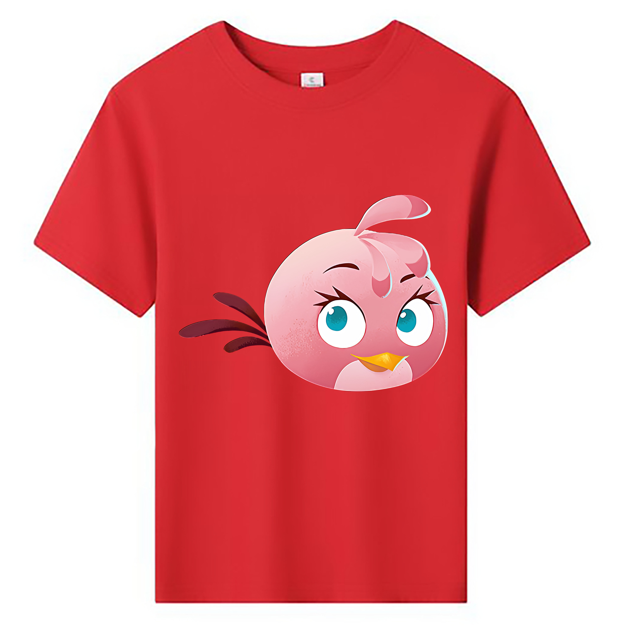 （画像用） Angry Birds アングリーバード 綿100％キッズTシャツ（フロントプリント）