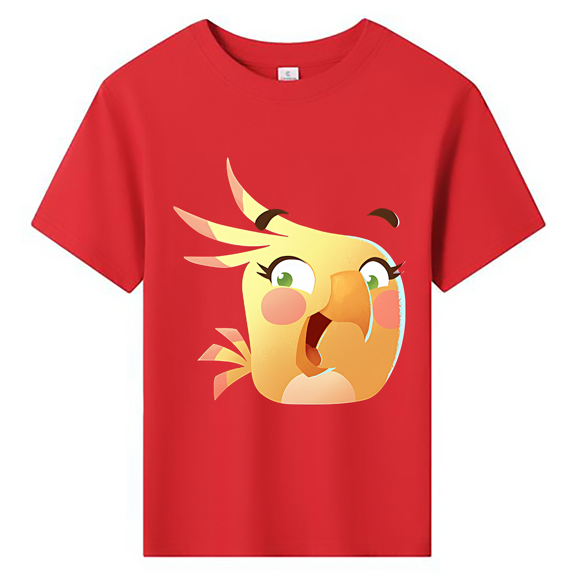 （画像用） Angry Birds アングリーバード 綿100％キッズTシャツ（フロントプリント）