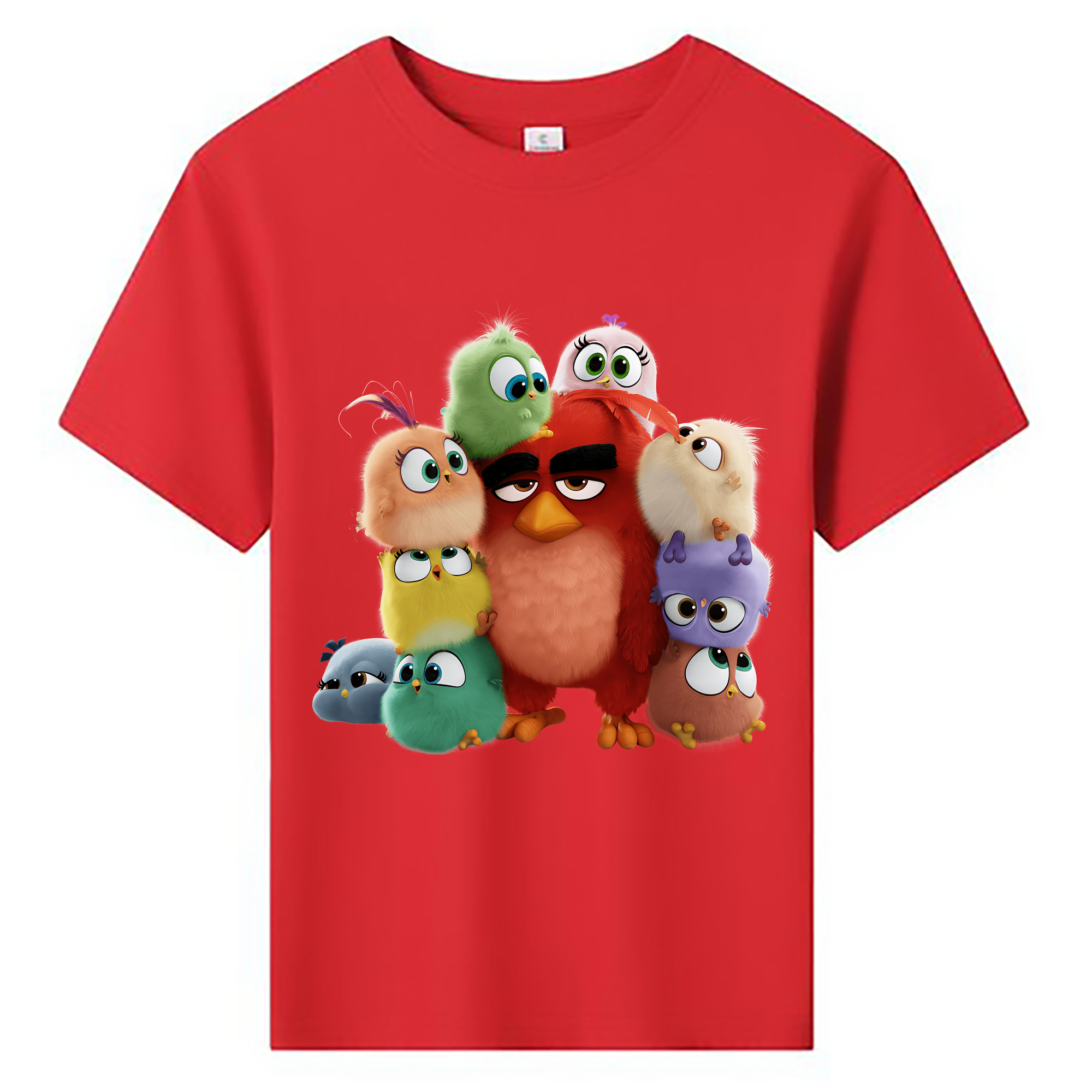 （画像用） Angry Birds アングリーバード 綿100％キッズTシャツ（フロントプリント）