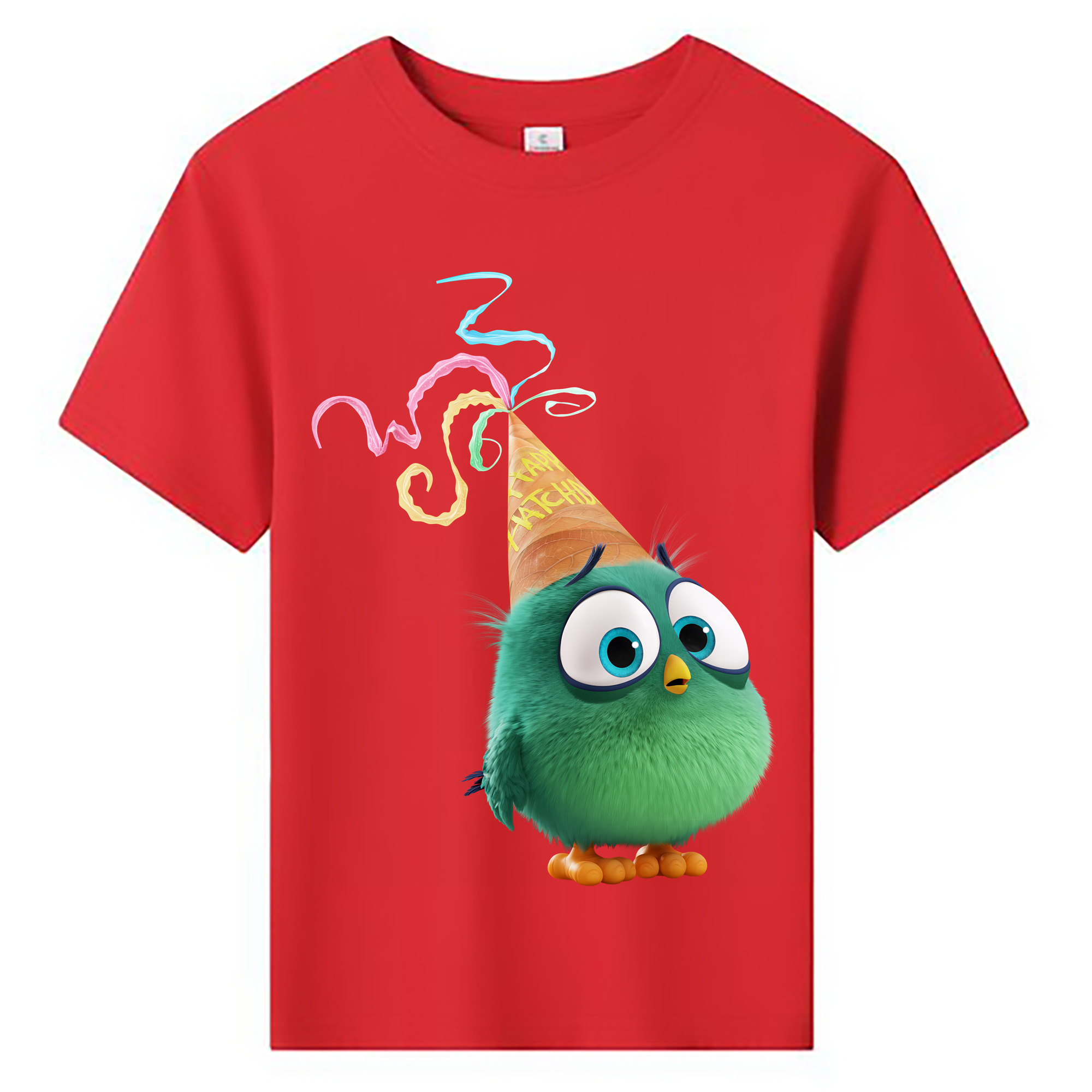 （画像用） Angry Birds アングリーバード 綿100％キッズTシャツ（フロントプリント）