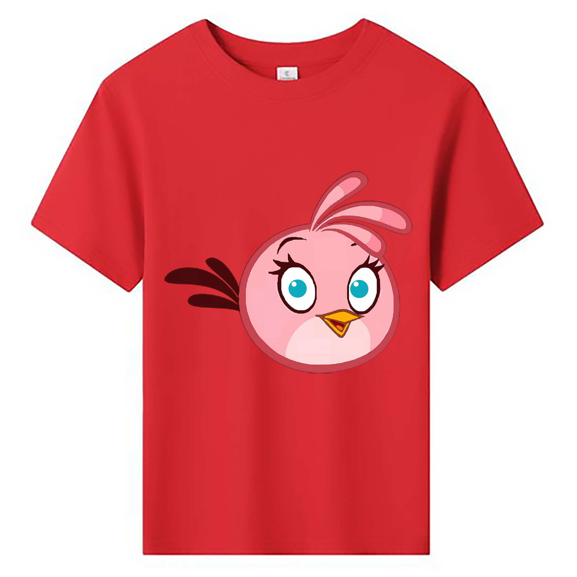 （画像用） Angry Birds アングリーバード 綿100％キッズTシャツ（フロントプリント）