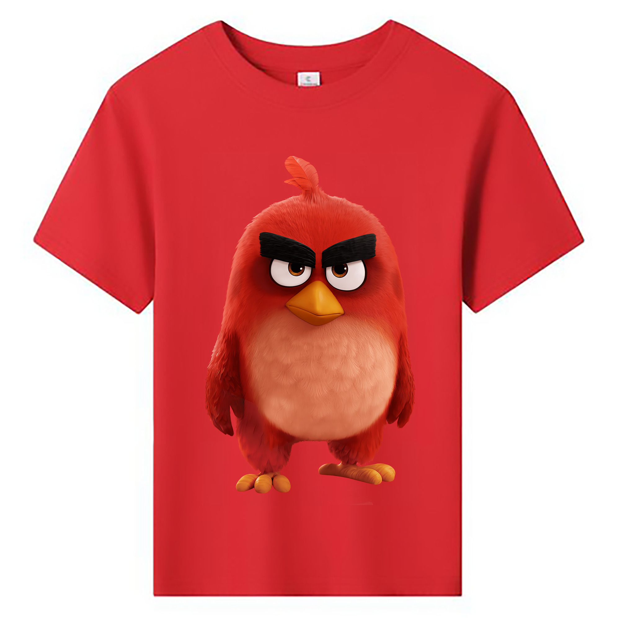 （画像用） Angry Birds アングリーバード 綿100％キッズTシャツ（フロントプリント）