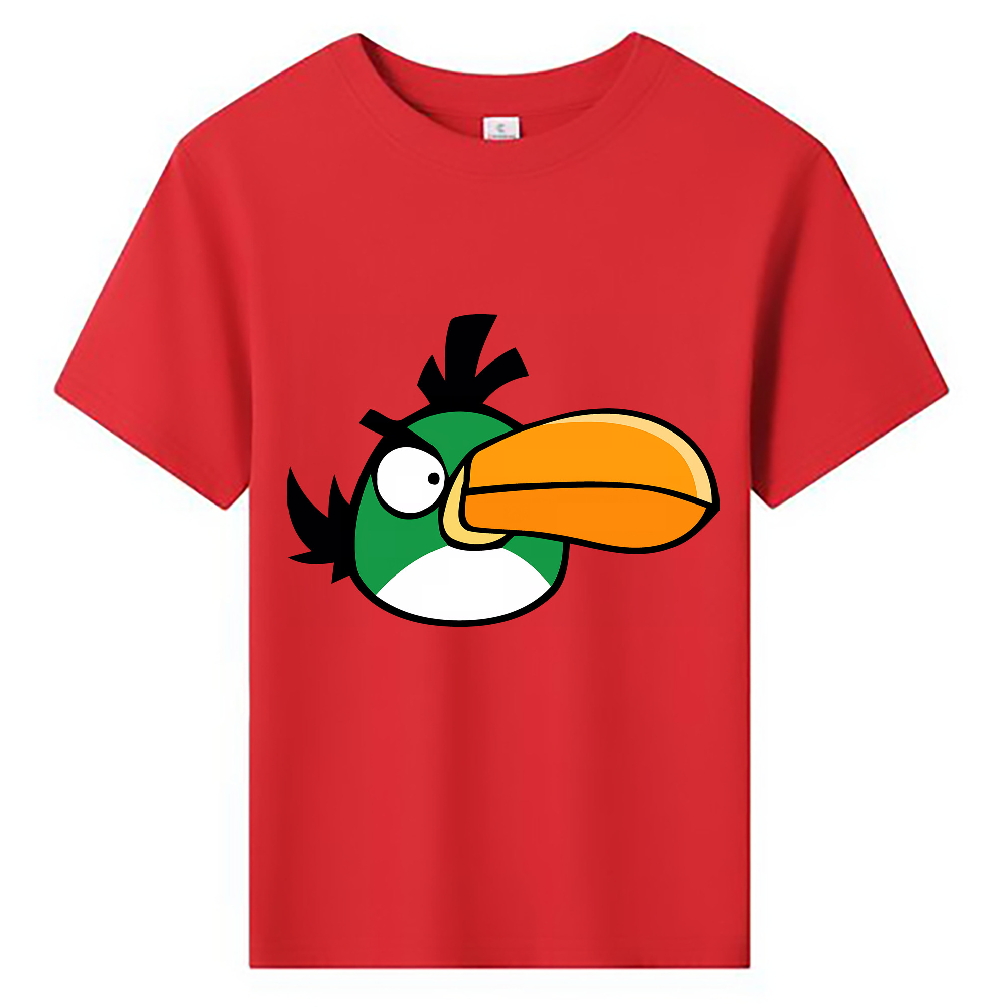 （画像用） Angry Birds アングリーバード 綿100％キッズTシャツ（フロントプリント）