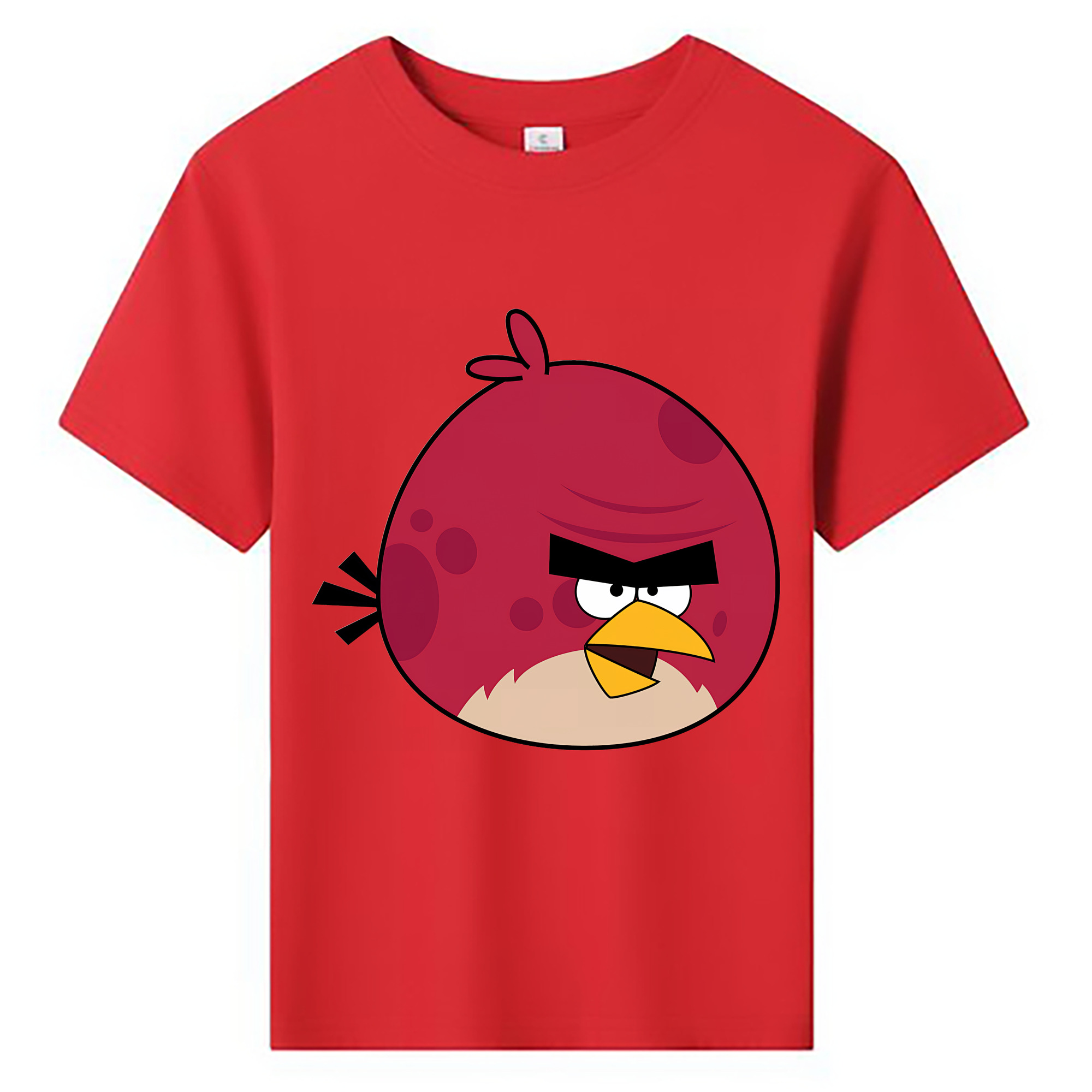（画像用） Angry Birds アングリーバード 綿100％キッズTシャツ（フロントプリント）