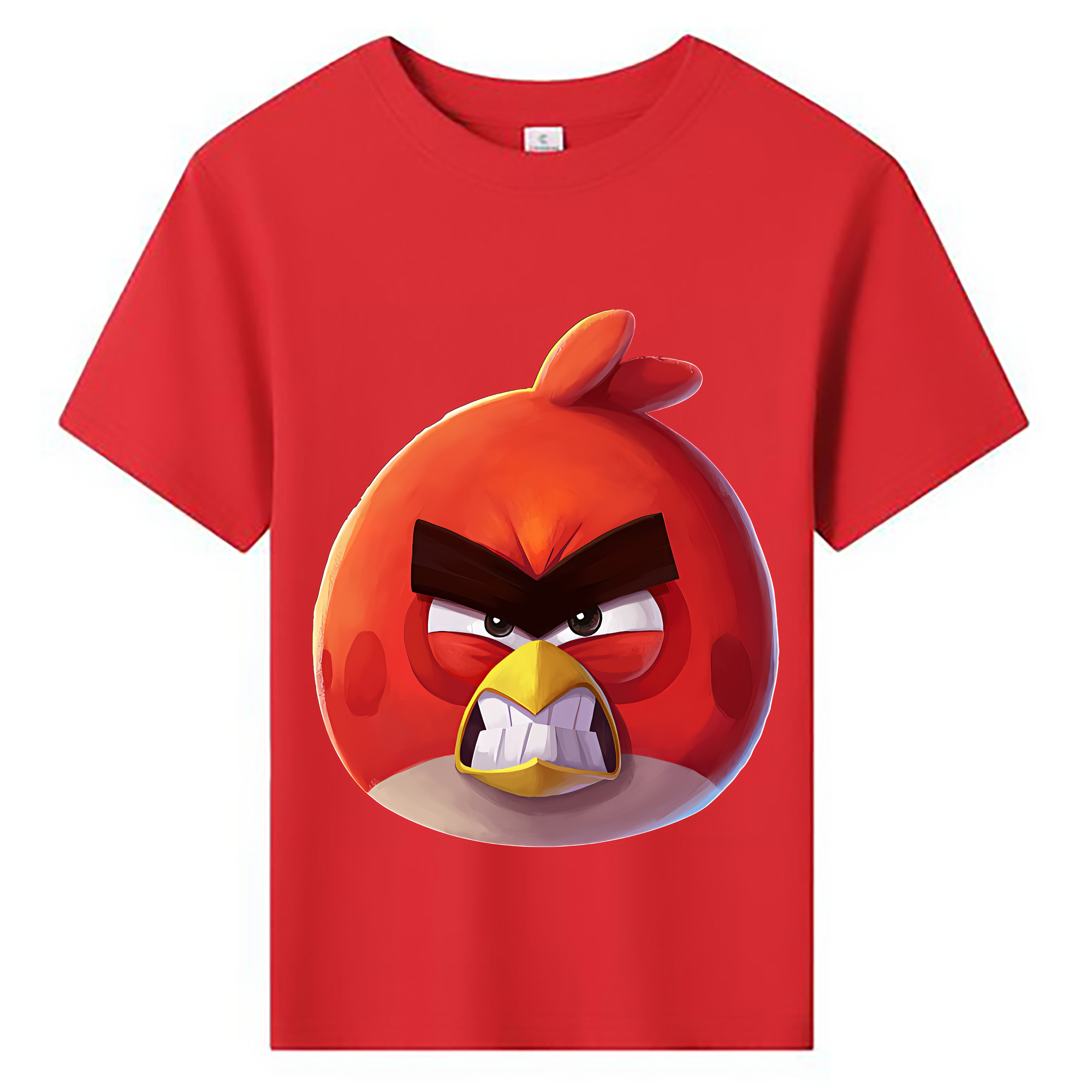 （画像用） Angry Birds アングリーバード 綿100％キッズTシャツ（フロントプリント）