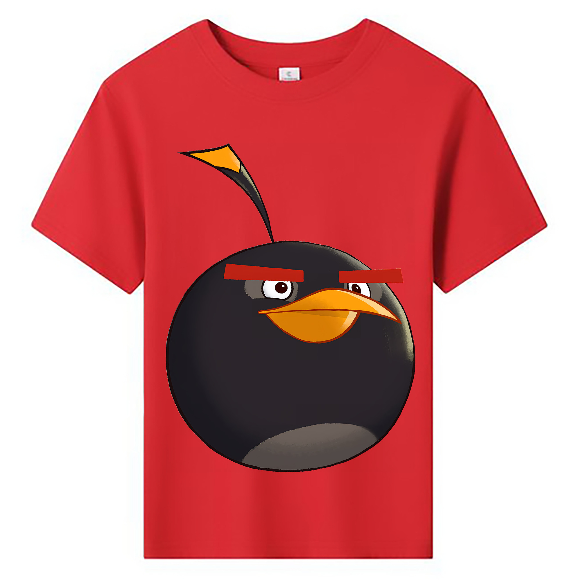 （画像用） Angry Birds アングリーバード 綿100％キッズTシャツ（フロントプリント）