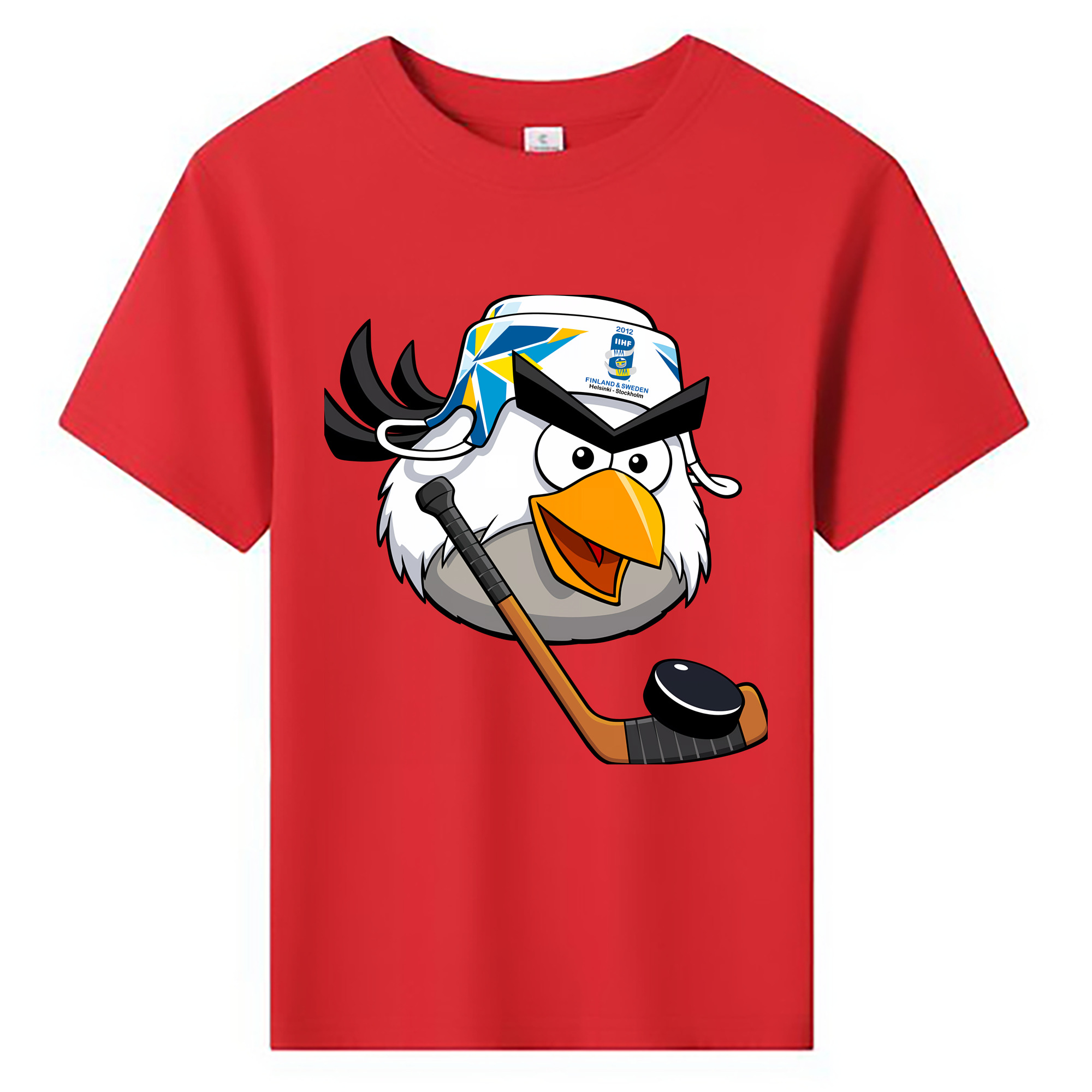 （画像用） Angry Birds アングリーバード 綿100％キッズTシャツ（フロントプリント）