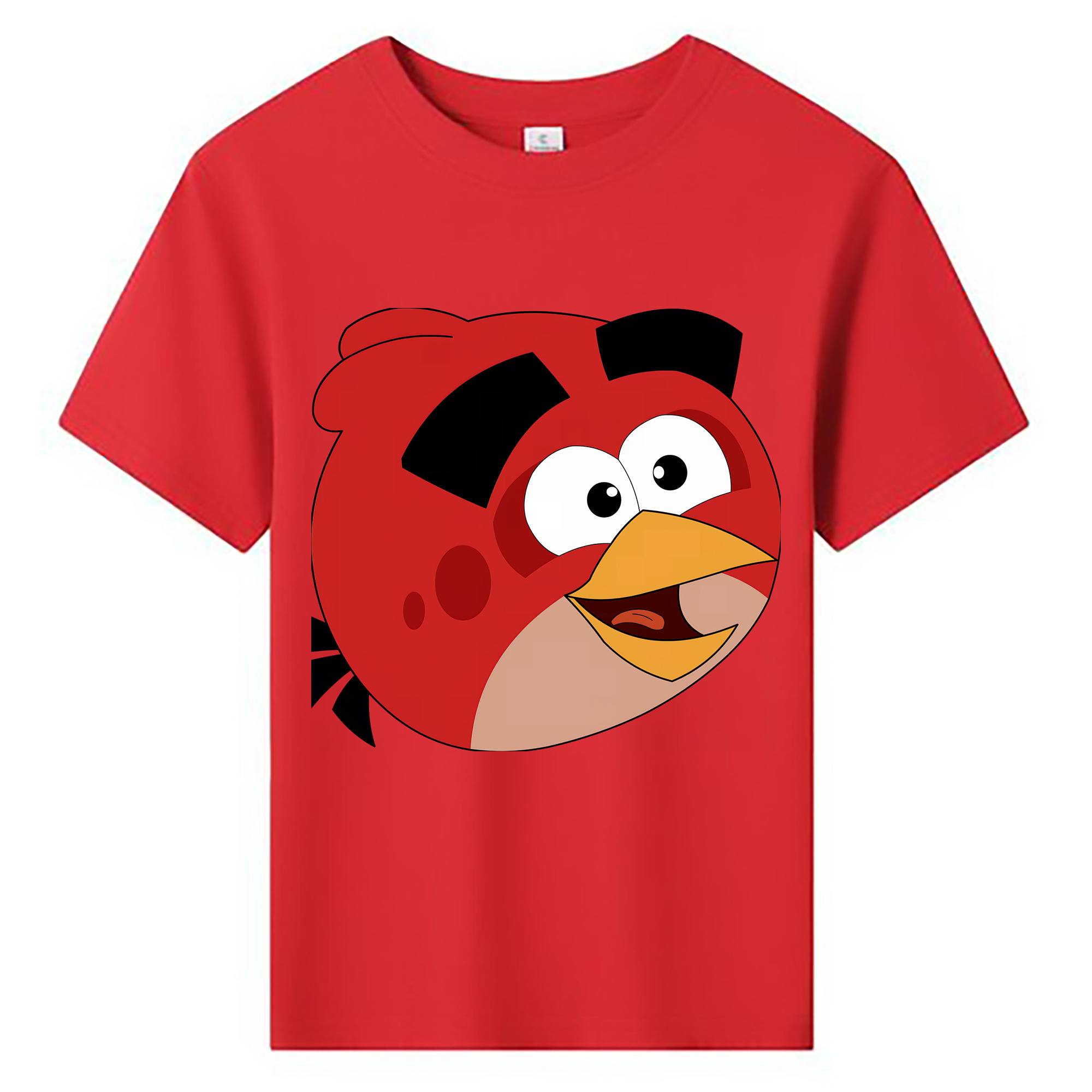 （画像用） Angry Birds アングリーバード 綿100％キッズTシャツ（フロントプリント）