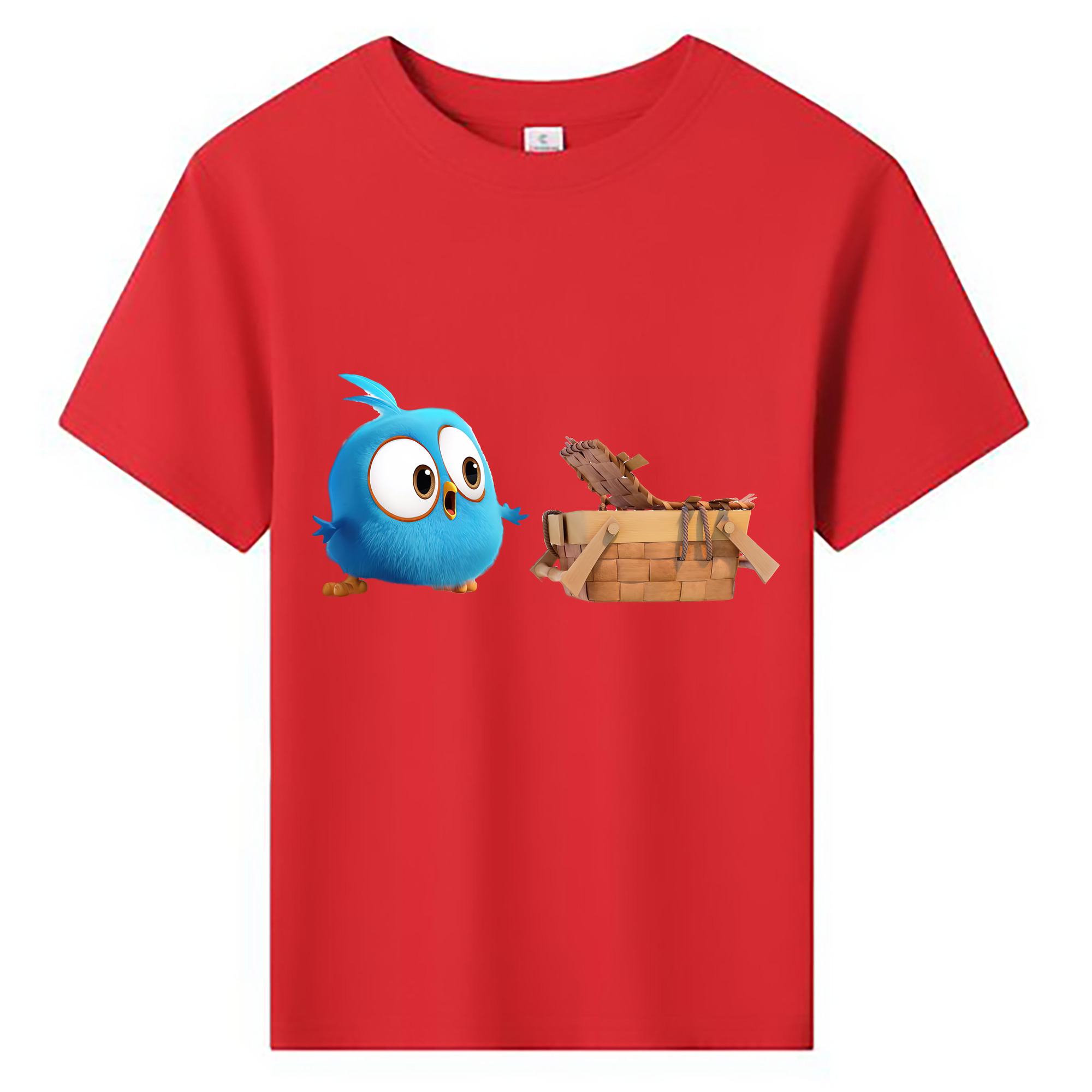 （画像用） Angry Birds アングリーバード 綿100％キッズTシャツ（フロントプリント）