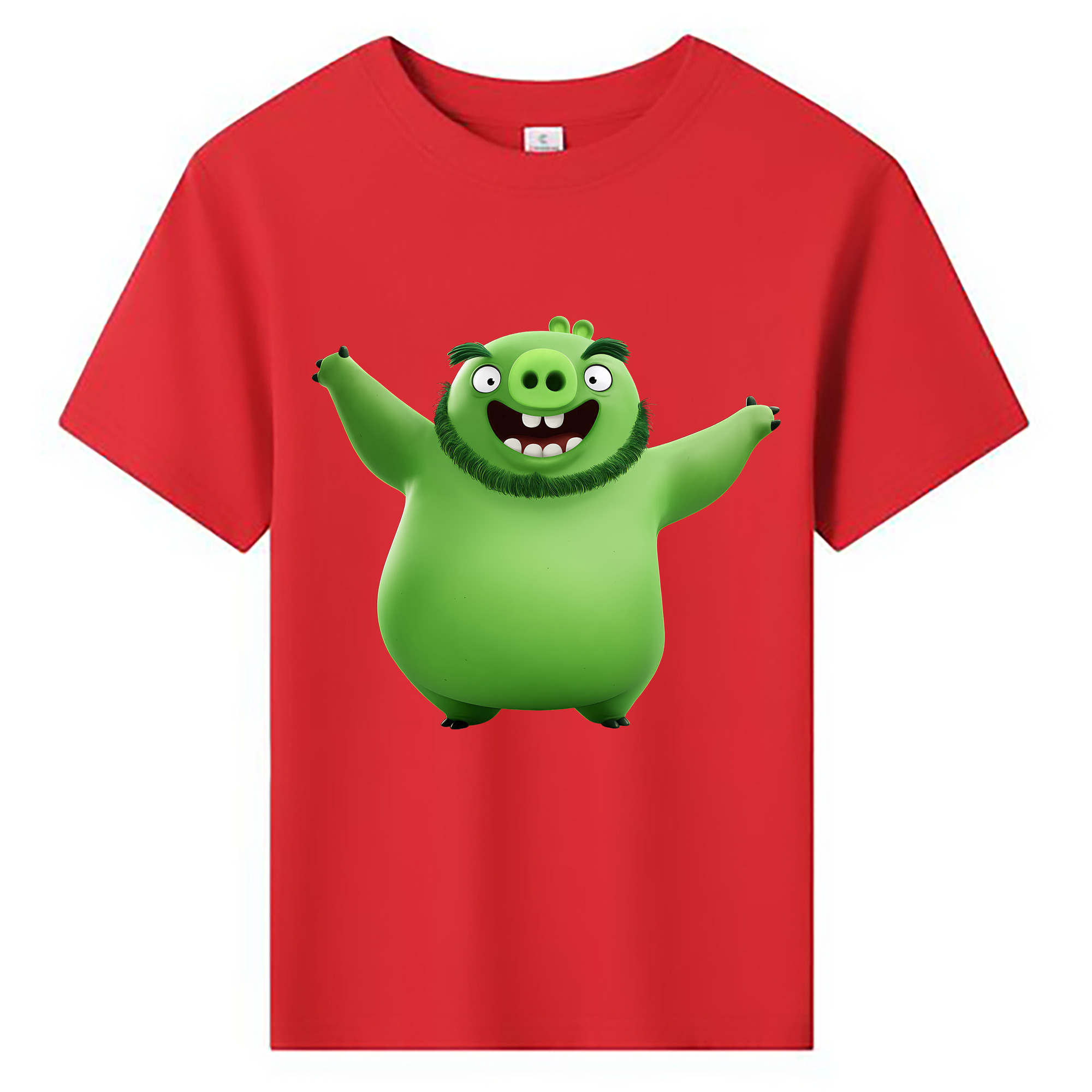 （画像用） Angry Birds アングリーバード 綿100％キッズTシャツ（フロントプリント）