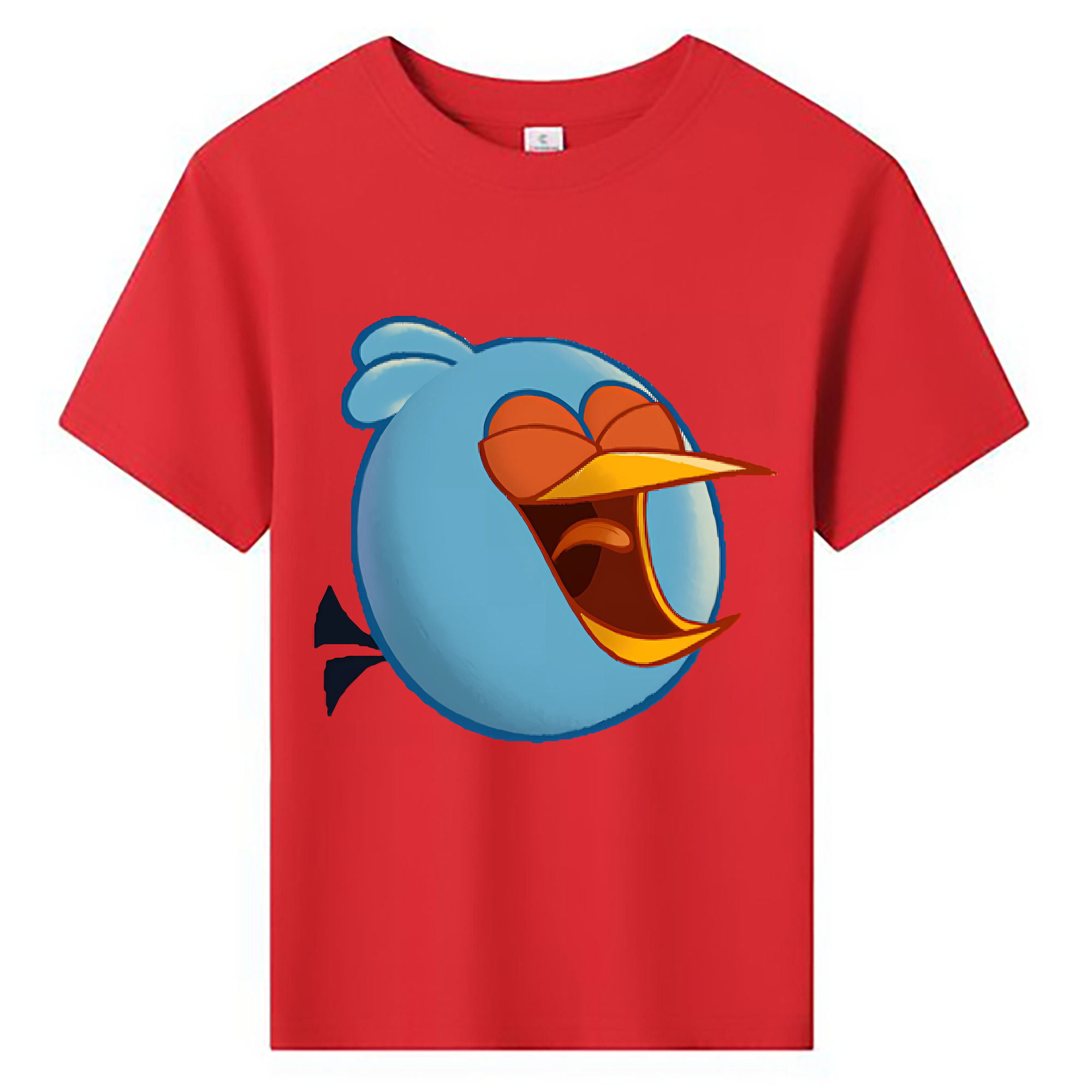 （画像用） Angry Birds アングリーバード 綿100％キッズTシャツ（フロントプリント）