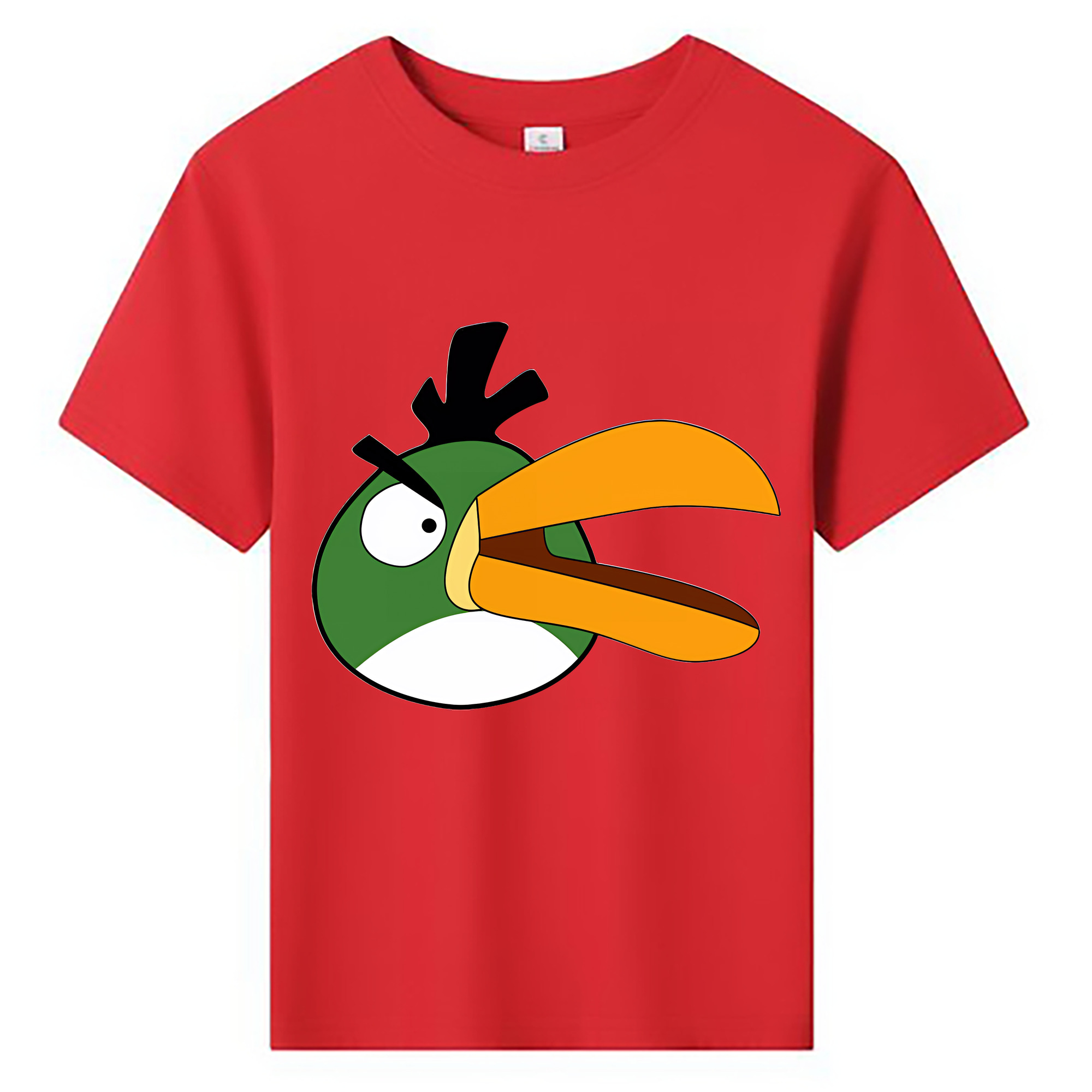 （画像用） Angry Birds アングリーバード 綿100％キッズTシャツ（フロントプリント）