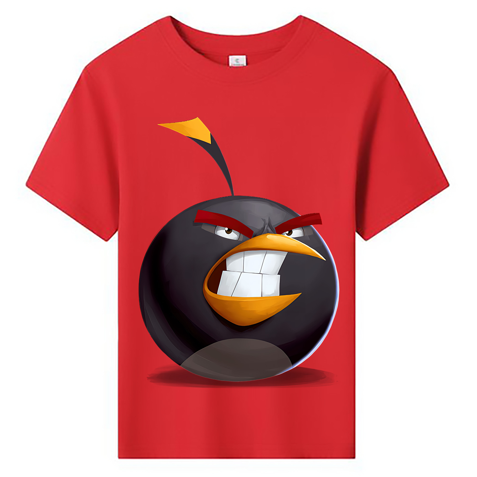 （画像用） Angry Birds アングリーバード 綿100％キッズTシャツ（フロントプリント）