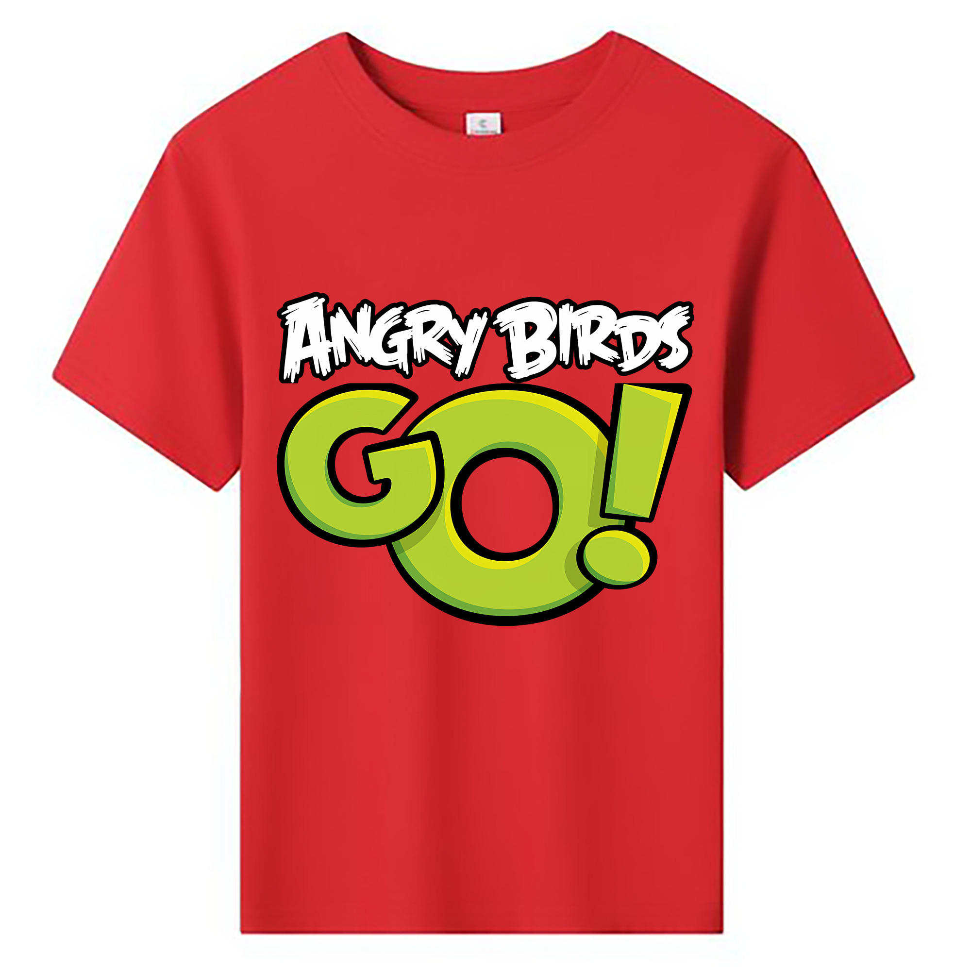 （画像用） Angry Birds アングリーバード 綿100％キッズTシャツ（フロントプリント）