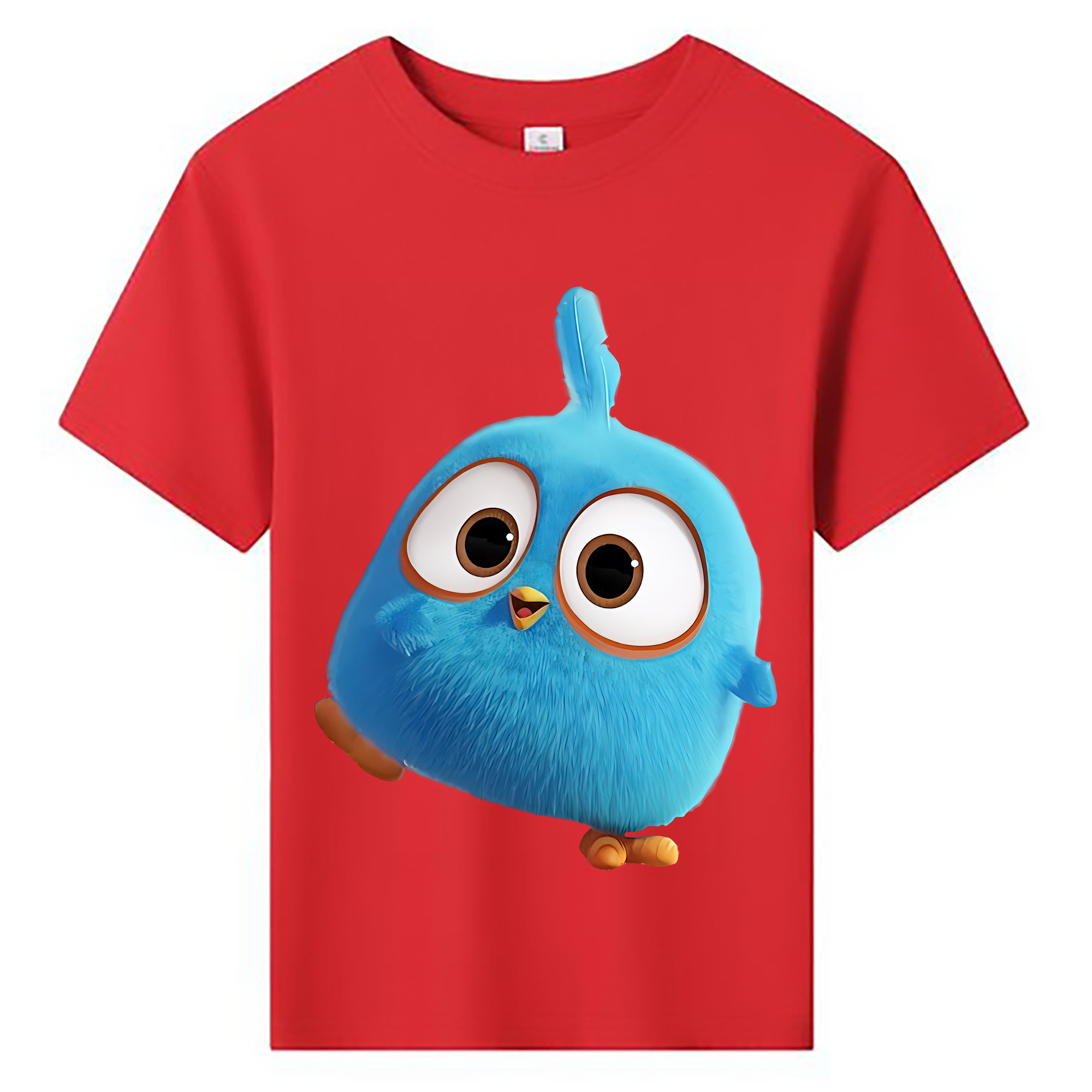（画像用） Angry Birds アングリーバード 綿100％キッズTシャツ（フロントプリント）