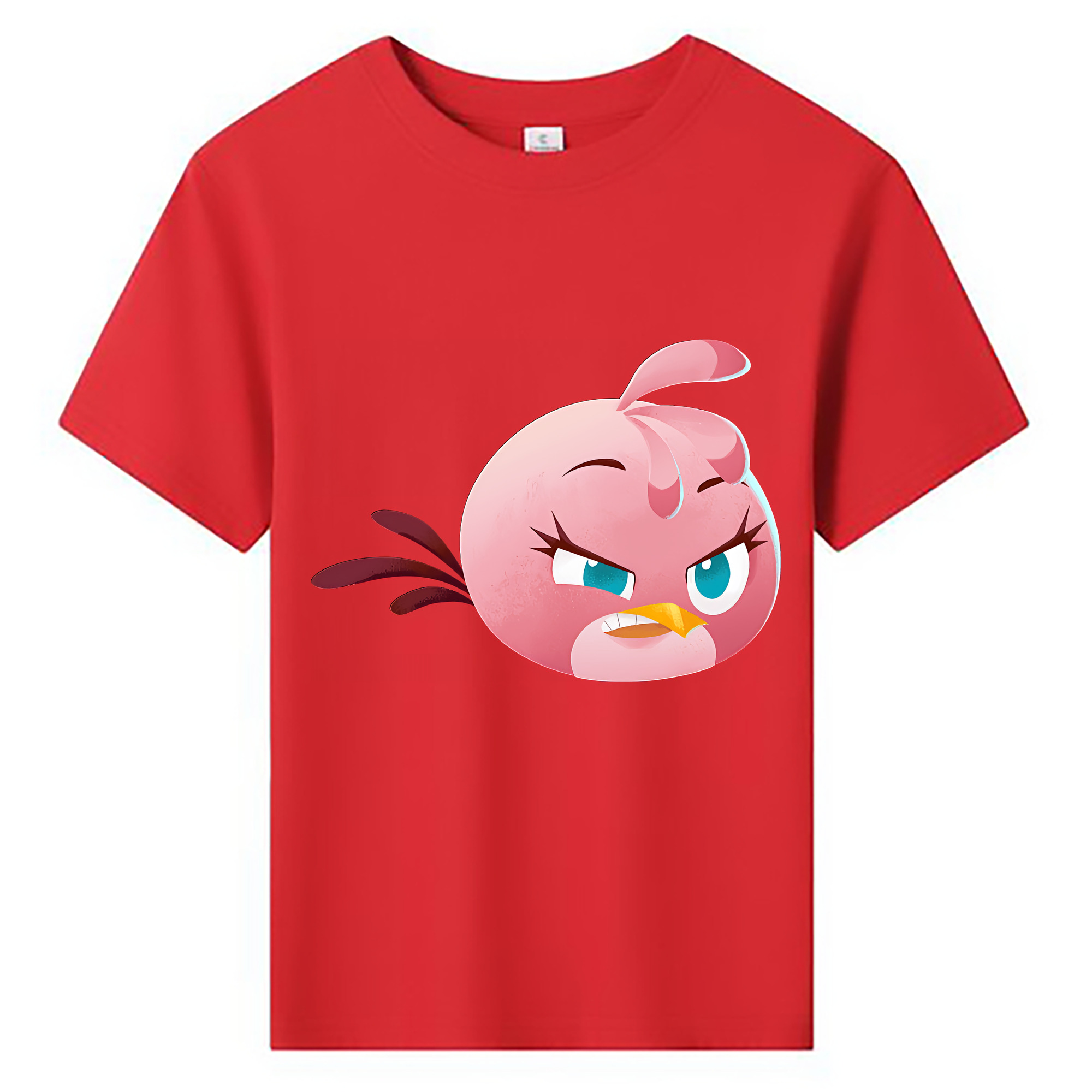 （画像用） Angry Birds アングリーバード 綿100％キッズTシャツ（フロントプリント）