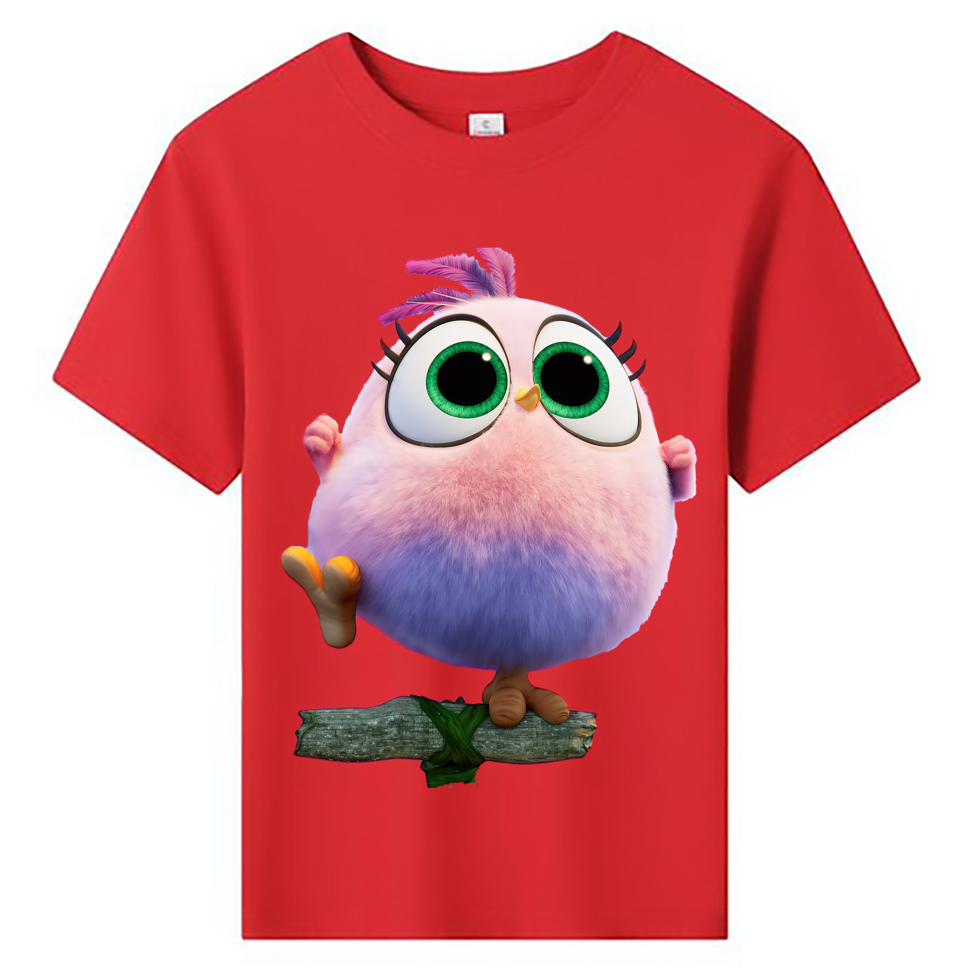 （画像用） Angry Birds アングリーバード 綿100％キッズTシャツ（フロントプリント）