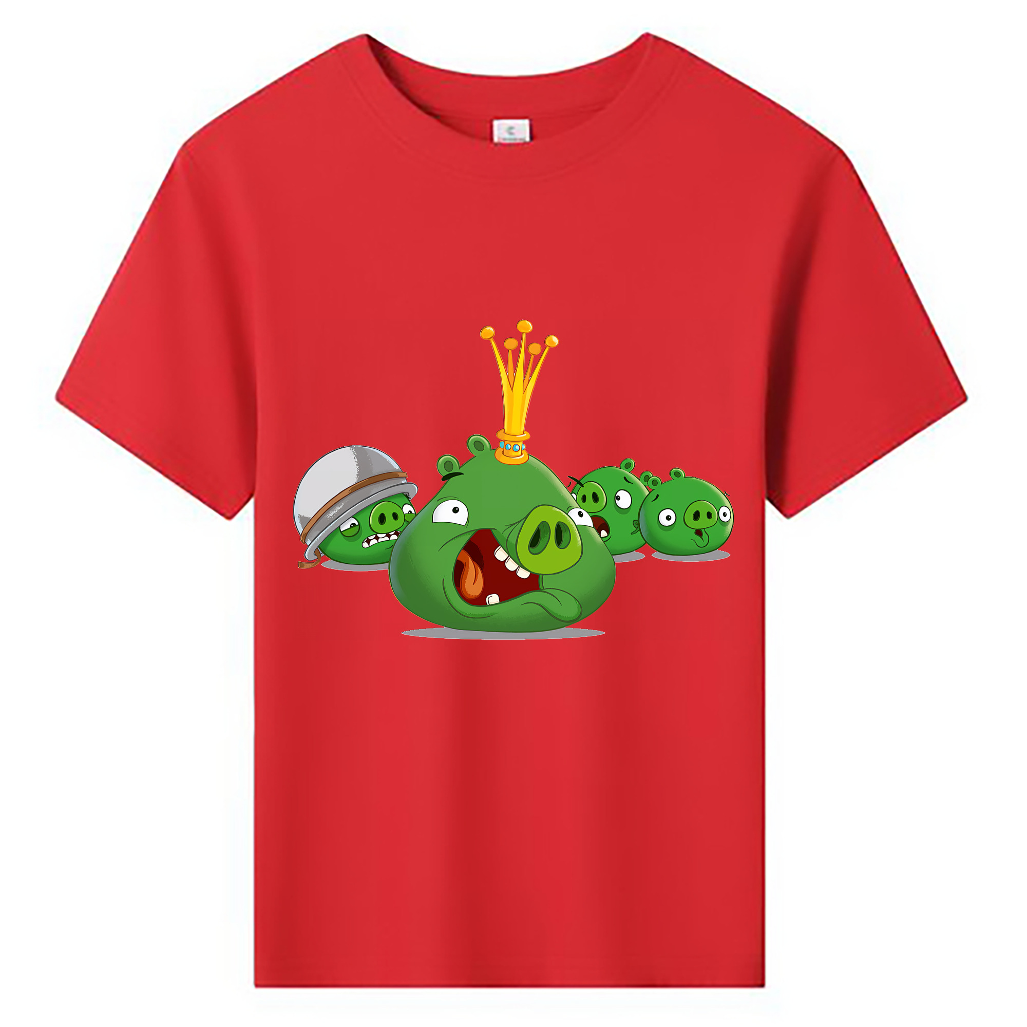 （画像用） Angry Birds アングリーバード 綿100％キッズTシャツ（フロントプリント）