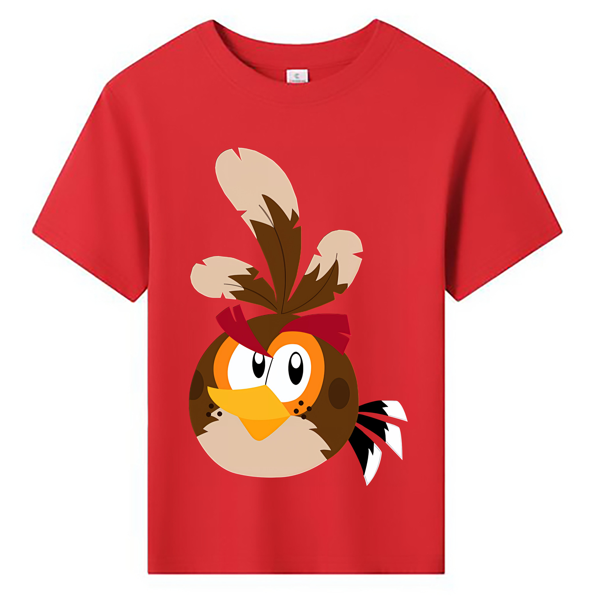 （画像用） Angry Birds アングリーバード 綿100％キッズTシャツ（フロントプリント）