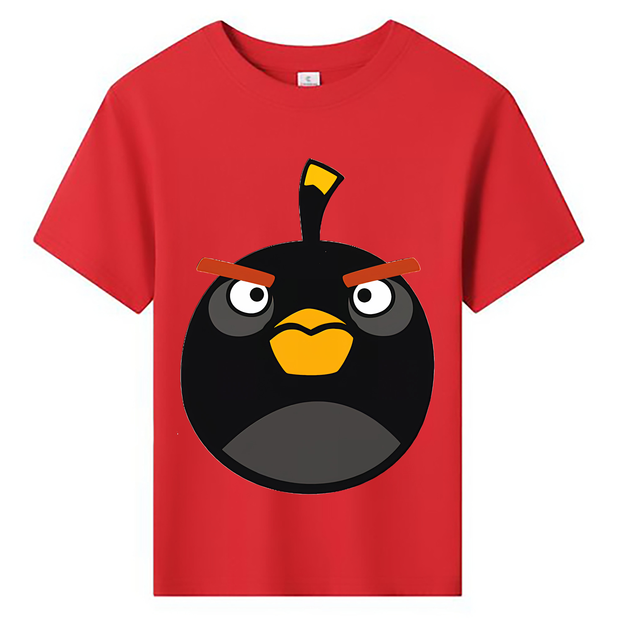 （画像用） Angry Birds アングリーバード 綿100％キッズTシャツ（フロントプリント）