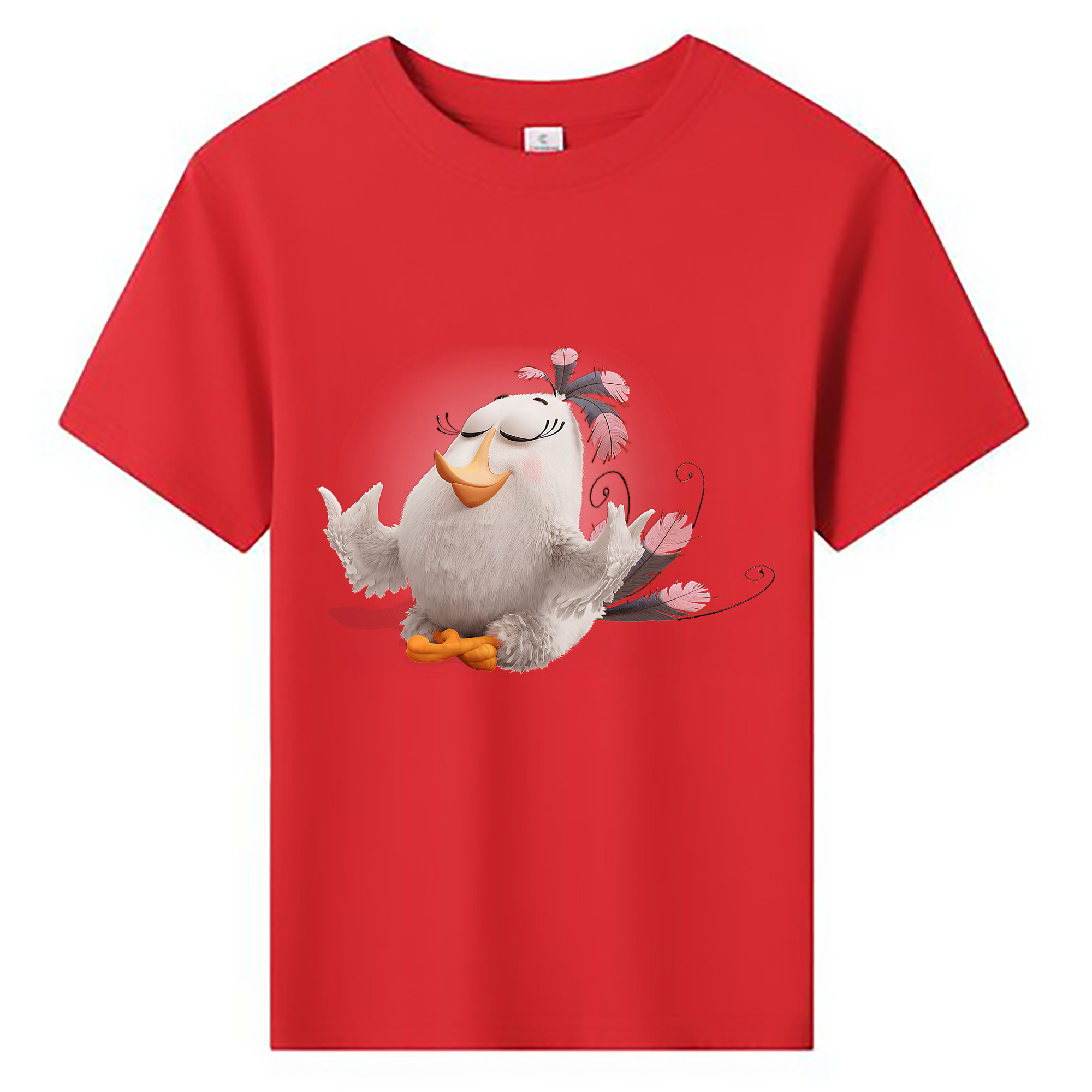 （画像用） Angry Birds アングリーバード 綿100％キッズTシャツ（フロントプリント）