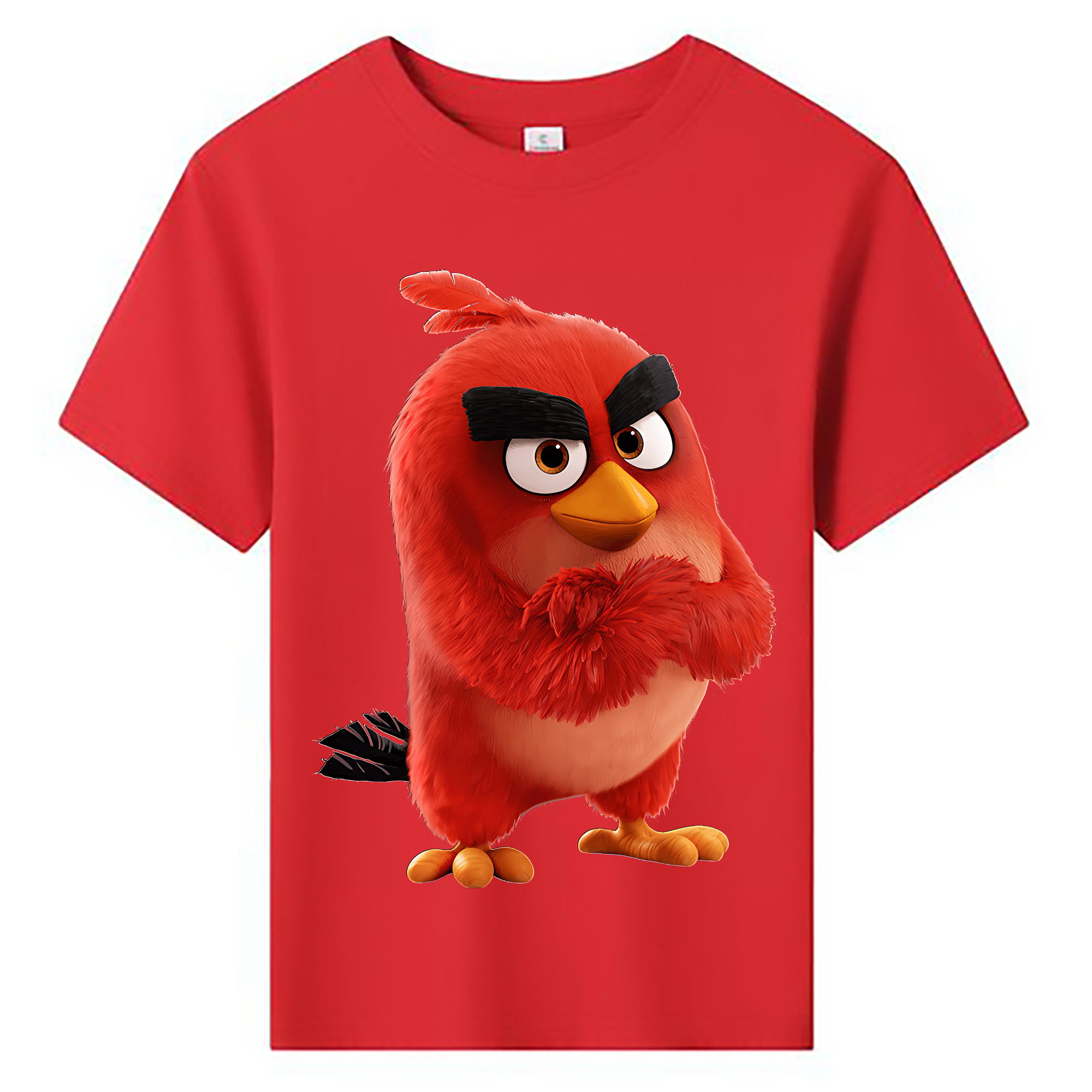 （画像用） Angry Birds アングリーバード 綿100％キッズTシャツ（フロントプリント）
