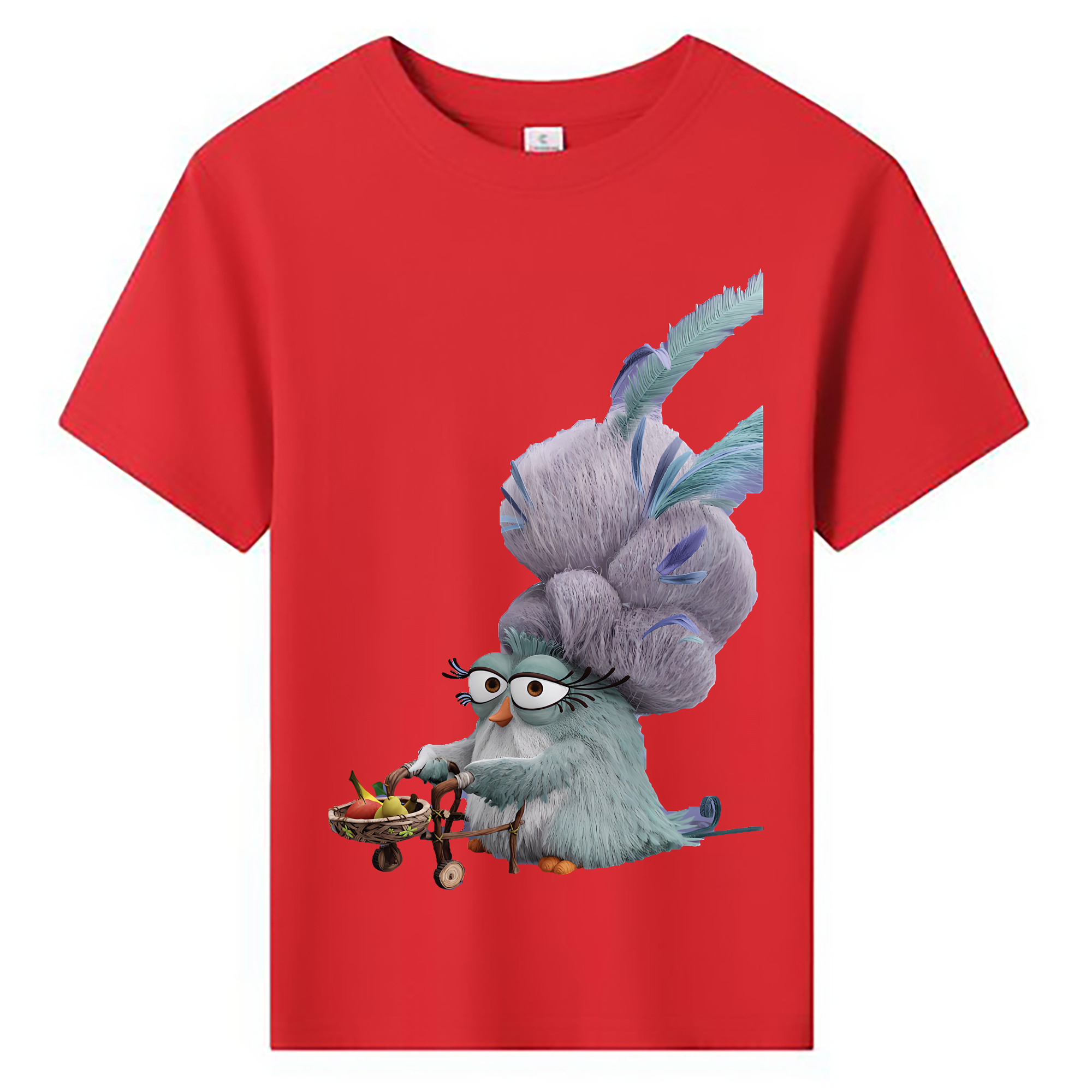 （画像用） Angry Birds アングリーバード 綿100％キッズTシャツ（フロントプリント）