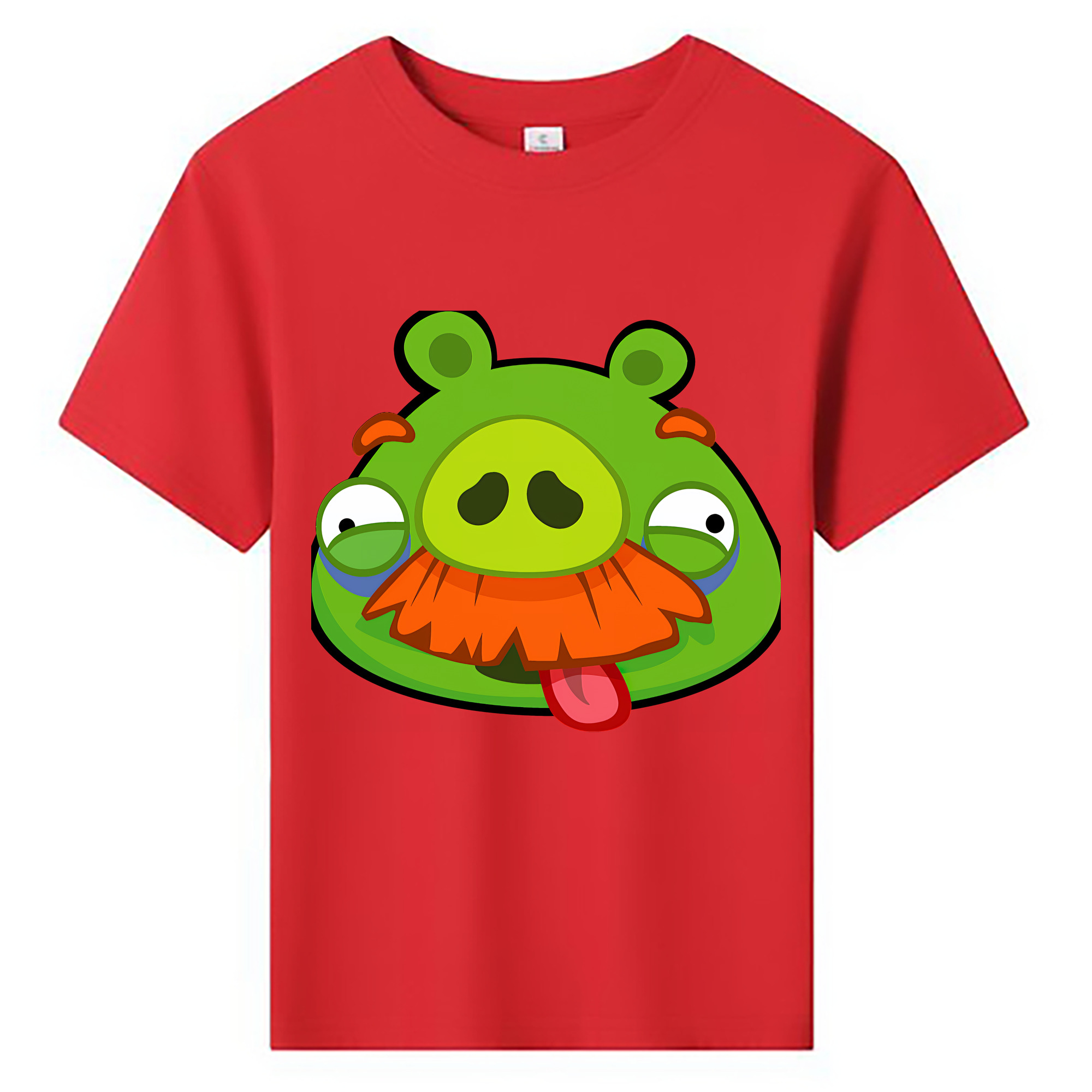 （画像用） Angry Birds アングリーバード 綿100％キッズTシャツ（フロントプリント）
