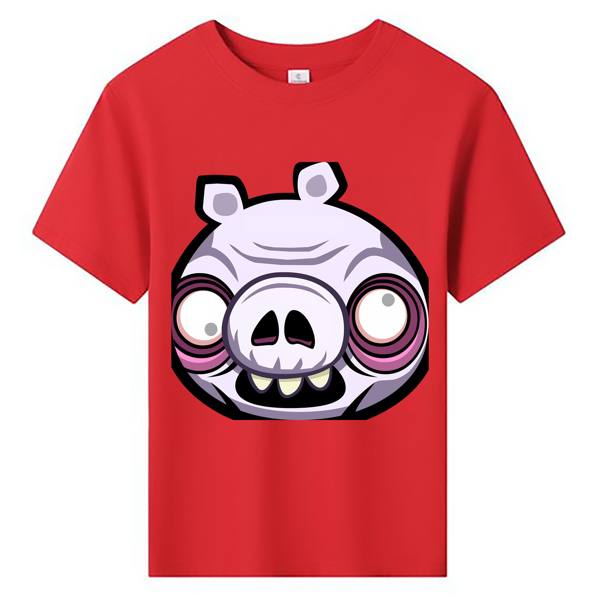（画像用） Angry Birds アングリーバード 綿100％キッズTシャツ（フロントプリント）