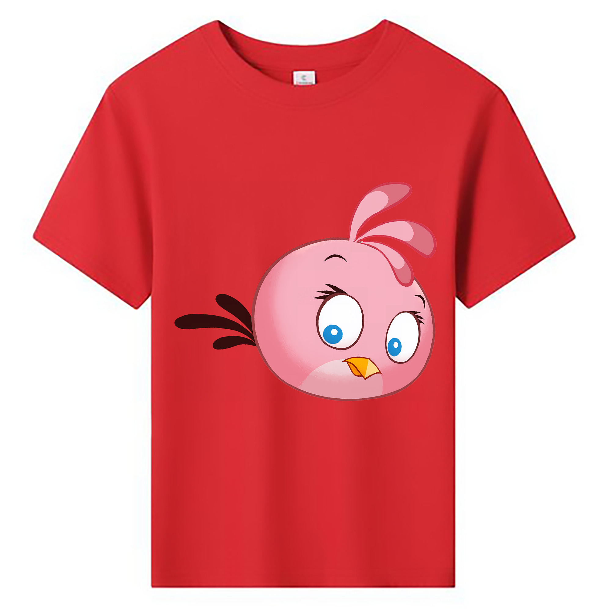 （画像用） Angry Birds アングリーバード 綿100％キッズTシャツ（フロントプリント）