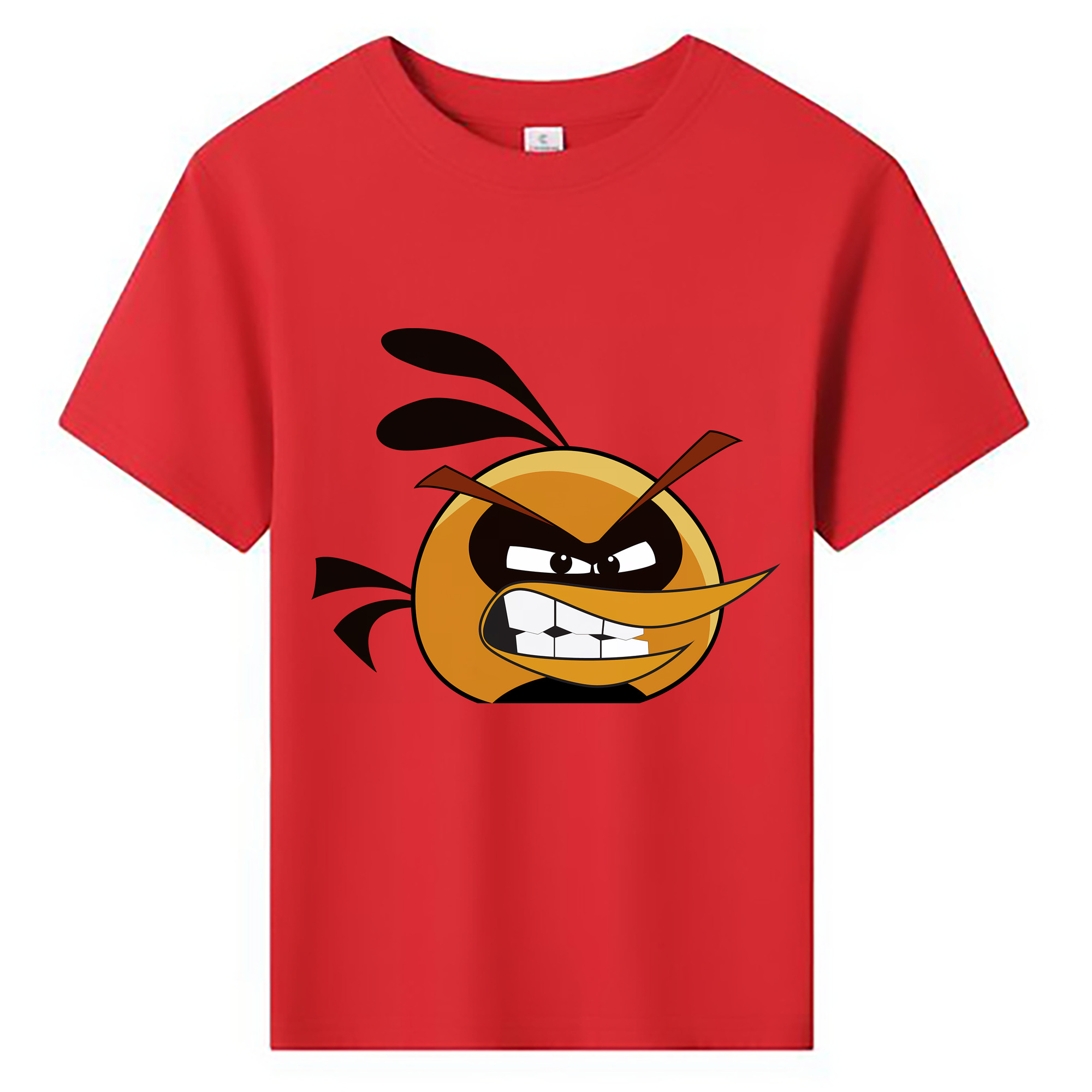 （画像用） Angry Birds アングリーバード 綿100％キッズTシャツ（フロントプリント）
