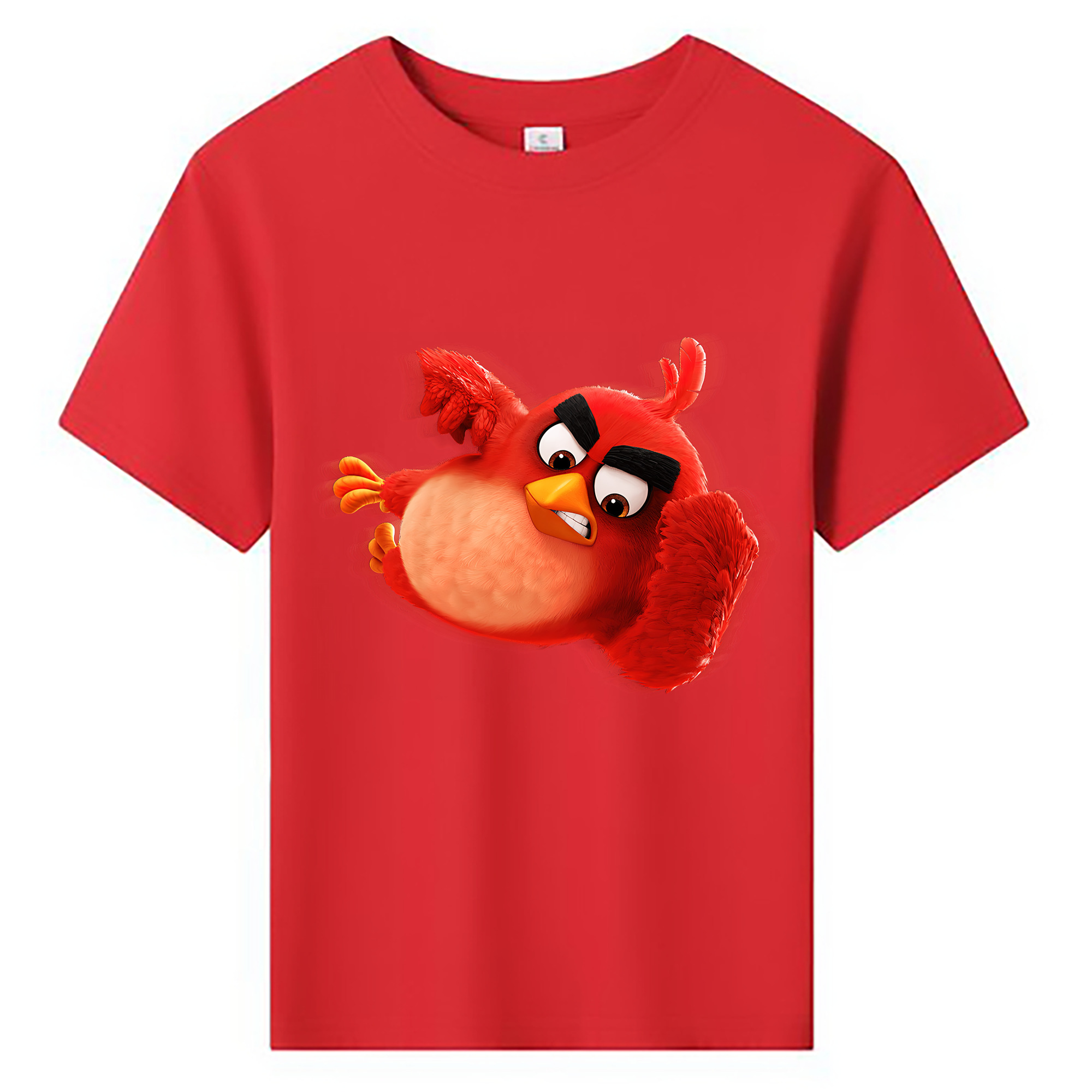 （画像用） Angry Birds アングリーバード 綿100％キッズTシャツ（フロントプリント）