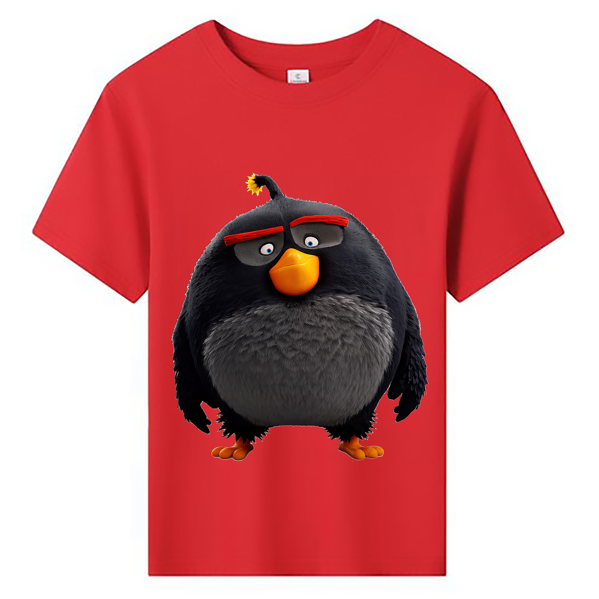 （画像用） Angry Birds アングリーバード 綿100％キッズTシャツ（フロントプリント）