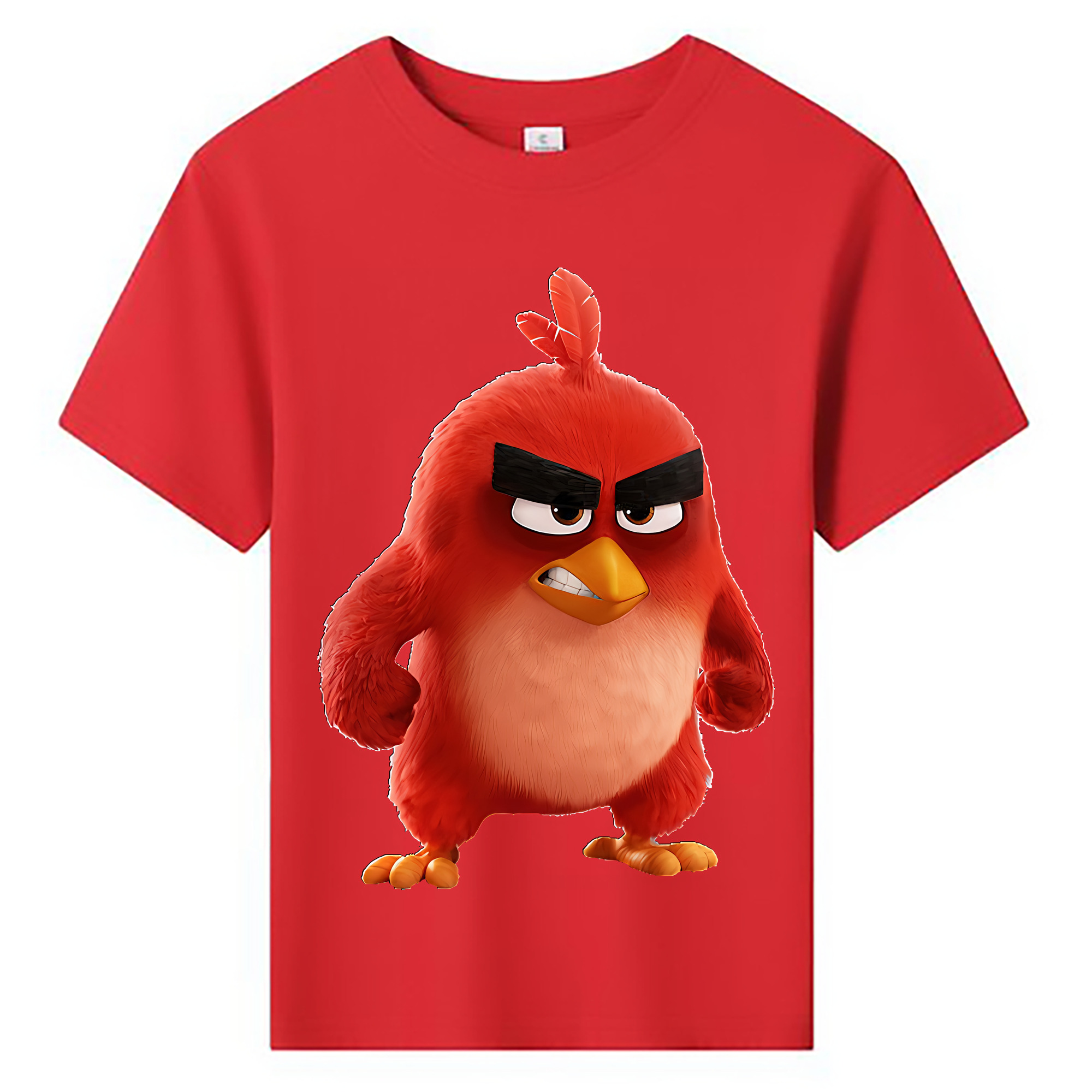 （画像用） Angry Birds アングリーバード 綿100％キッズTシャツ（フロントプリント）