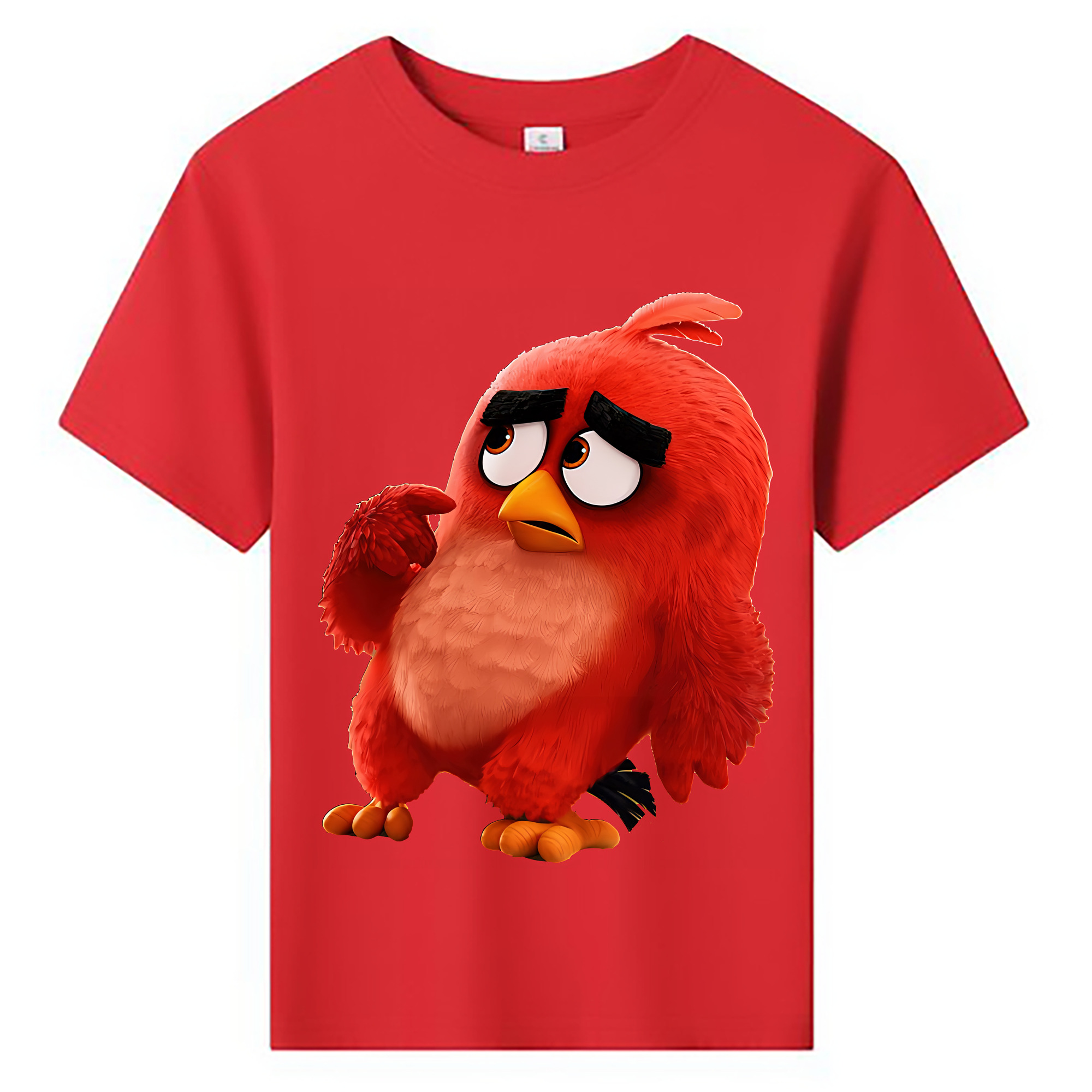 （画像用） Angry Birds アングリーバード 綿100％キッズTシャツ（フロントプリント）